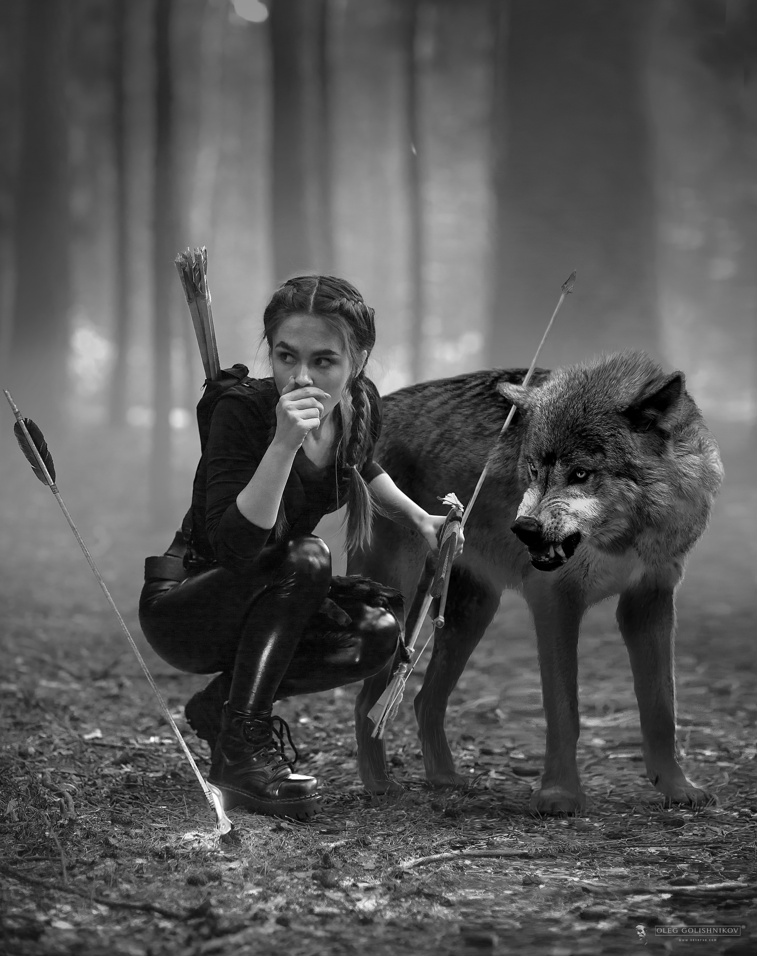 Черно-белая фотосъемка. B&W съемка в Москве. ЧБ фотограф Олег Голишник. Арт-фотограф Олег Голишников. Творческая мастерская