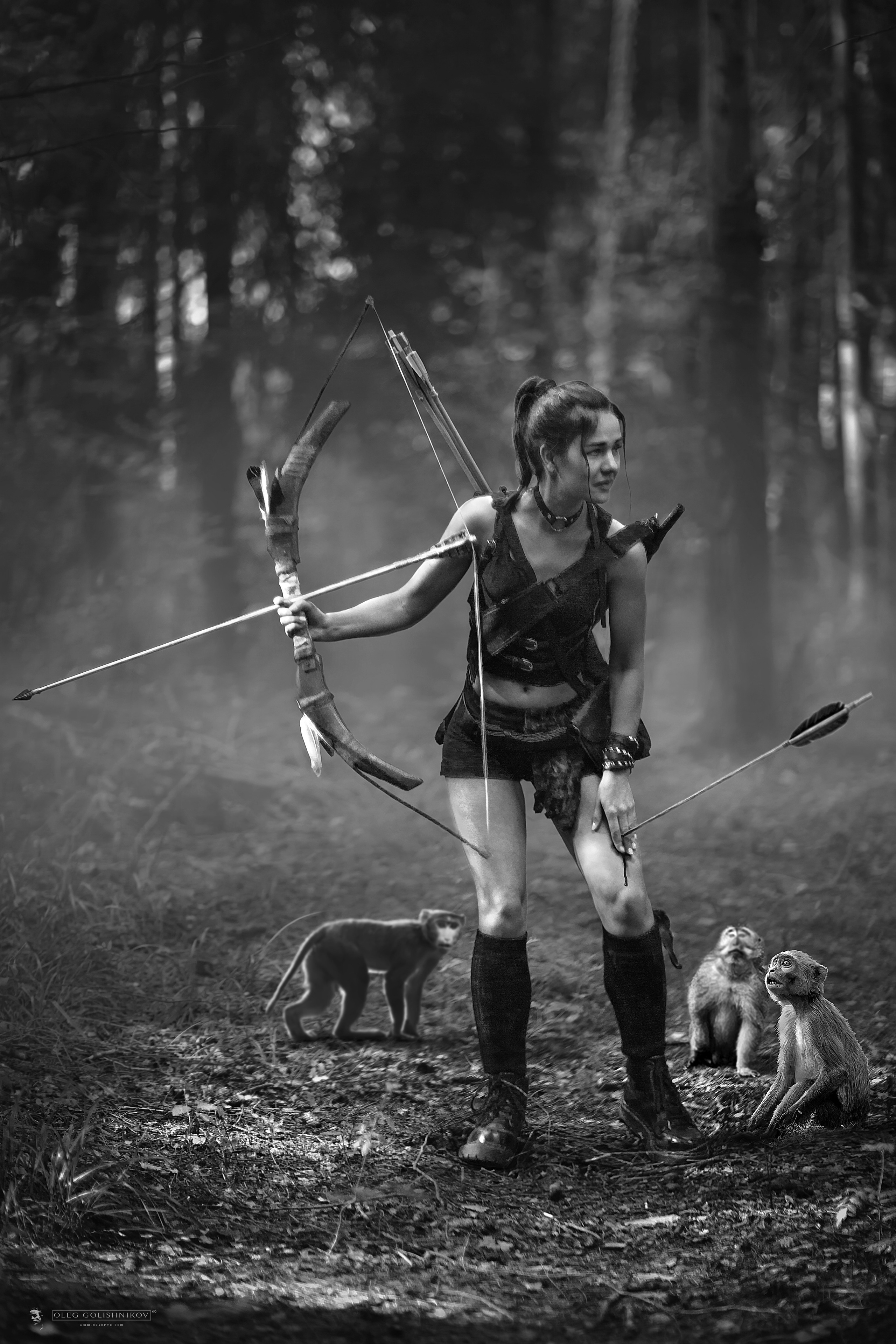 Черно-белая фотосъемка. B&W съемка в Москве. ЧБ фотограф Олег Голишник. Арт-фотограф Олег Голишников. Творческая мастерская