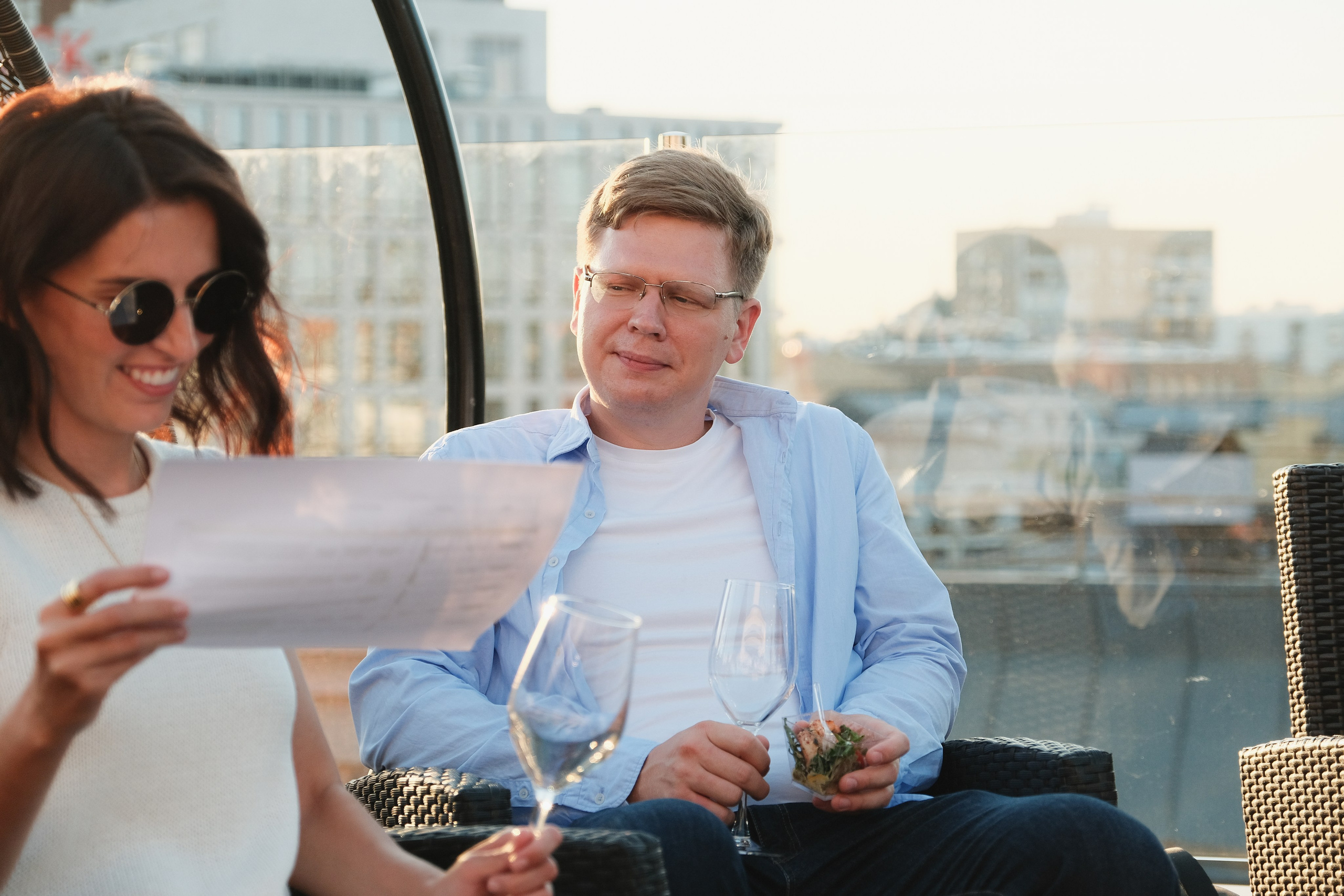 Репортажная фотография с корпоратива в Москве.