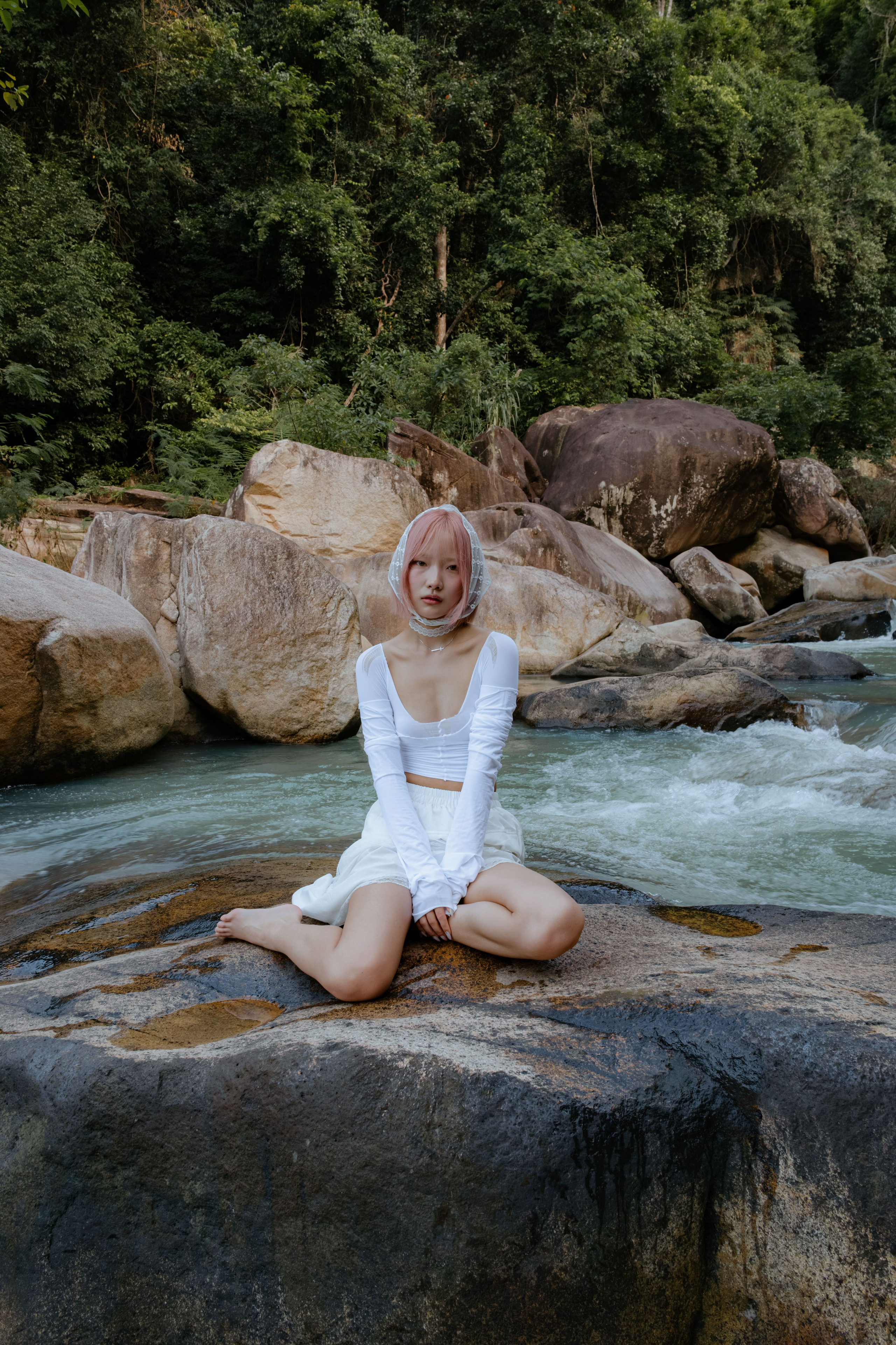 Location "Ba Ho Waterfall". Portrait photographer Nha Trang | Julia Meshanina