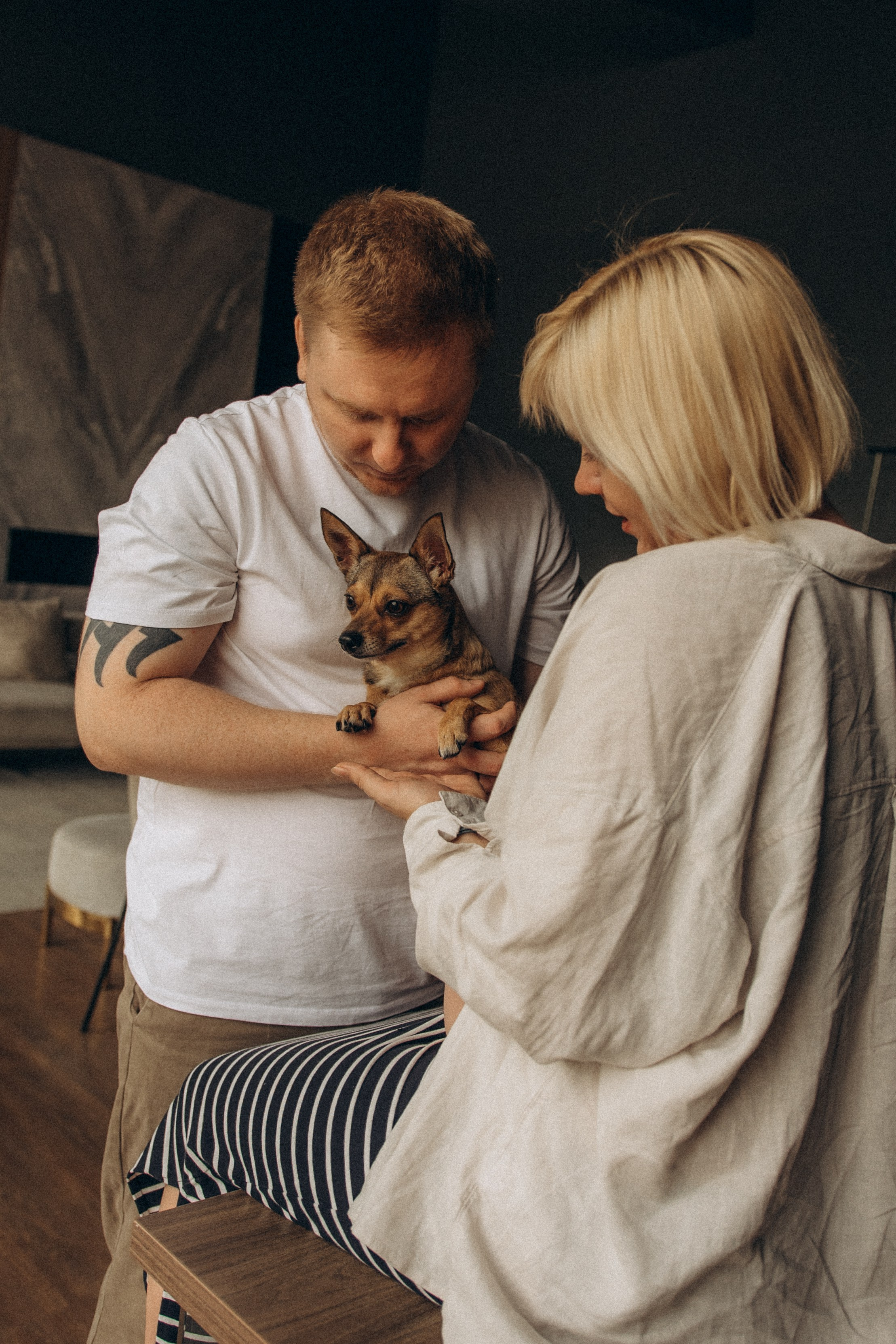 Алена, Антон и Гая. Гаврилова Настя семейный фотограф lifestyle в Москве