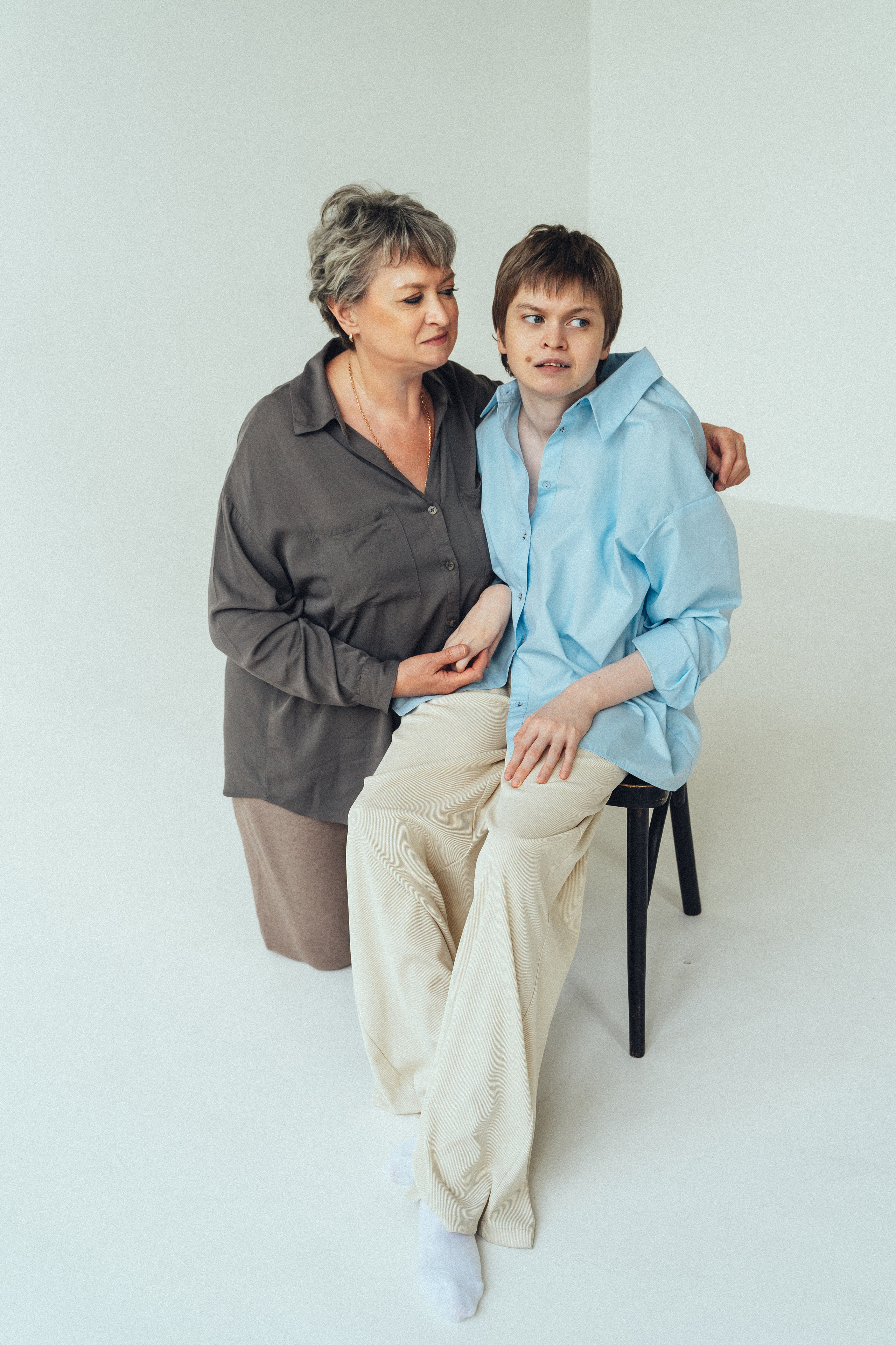 Мама Альфия и Аделя. Благотворительный фотопроект «Любить до неба». Женский и семейный лайфстайл фотограф в Уфе Лайт Альбина