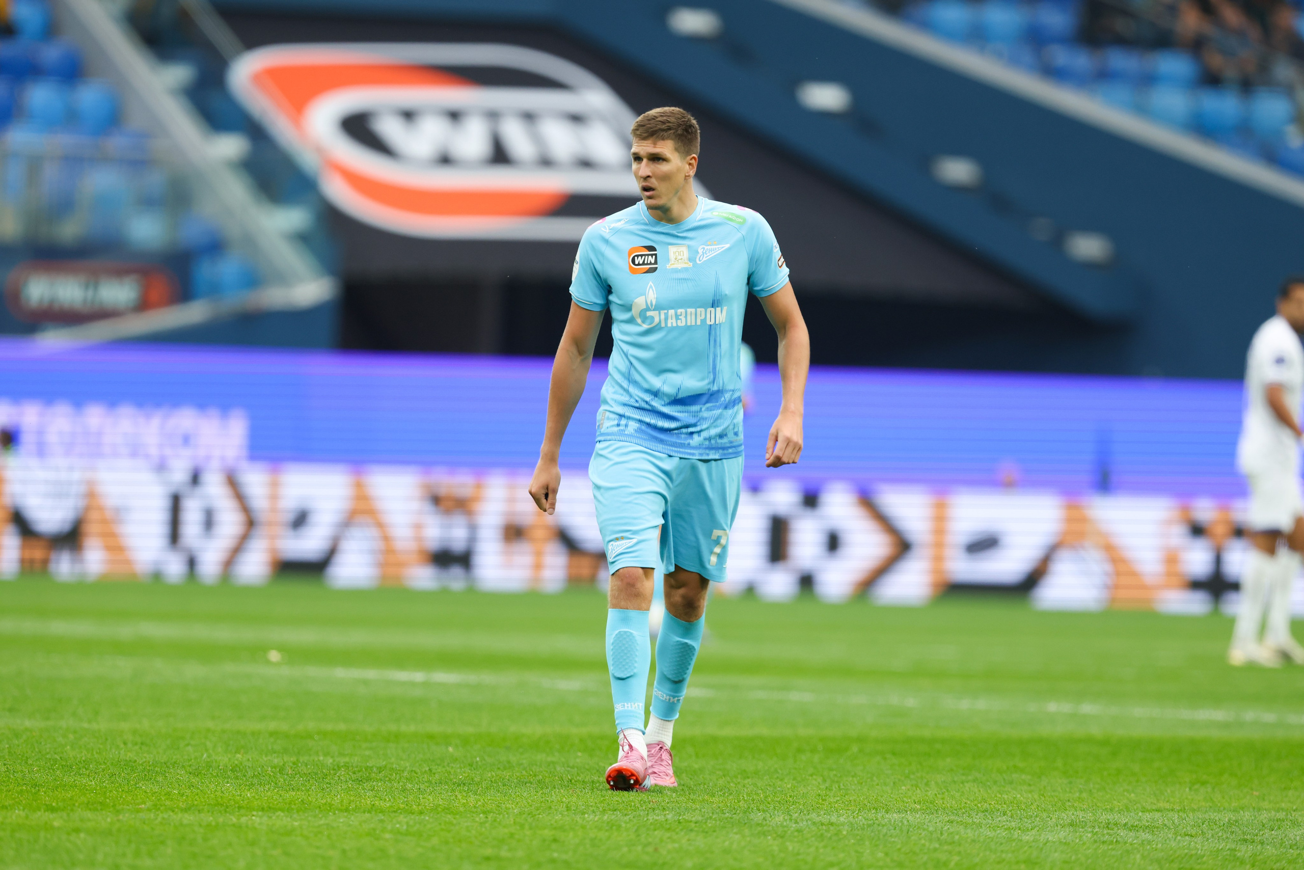 ФК «Зенит» — ФК «Динамо» Махачкала 23.08.2025. Спортивный и репортажный фотограф Антон Тереханов