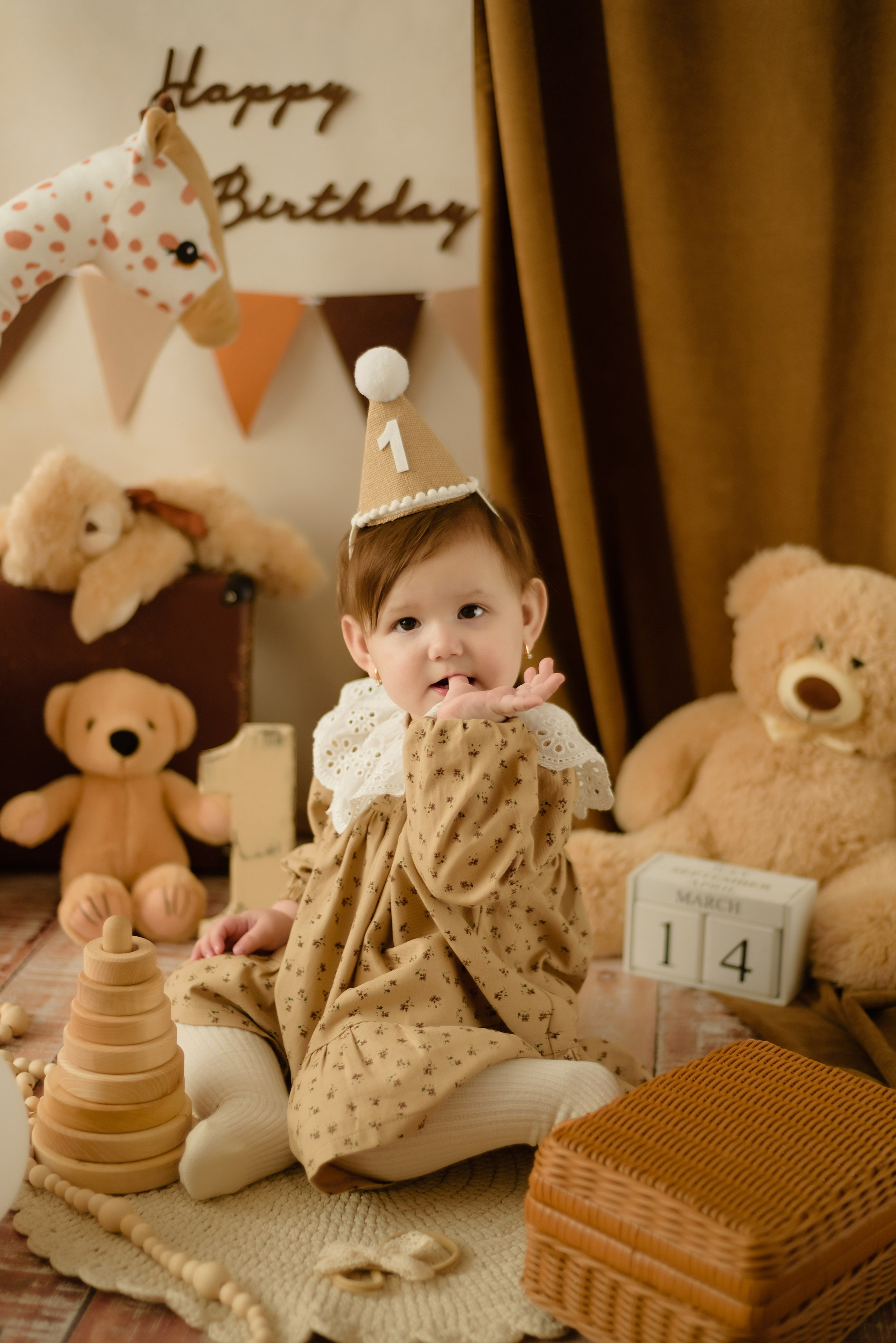 «Мишки» Каролина 1 годик. Детский Фотограф |Фотограф на годик в Брянске Ирина Романова