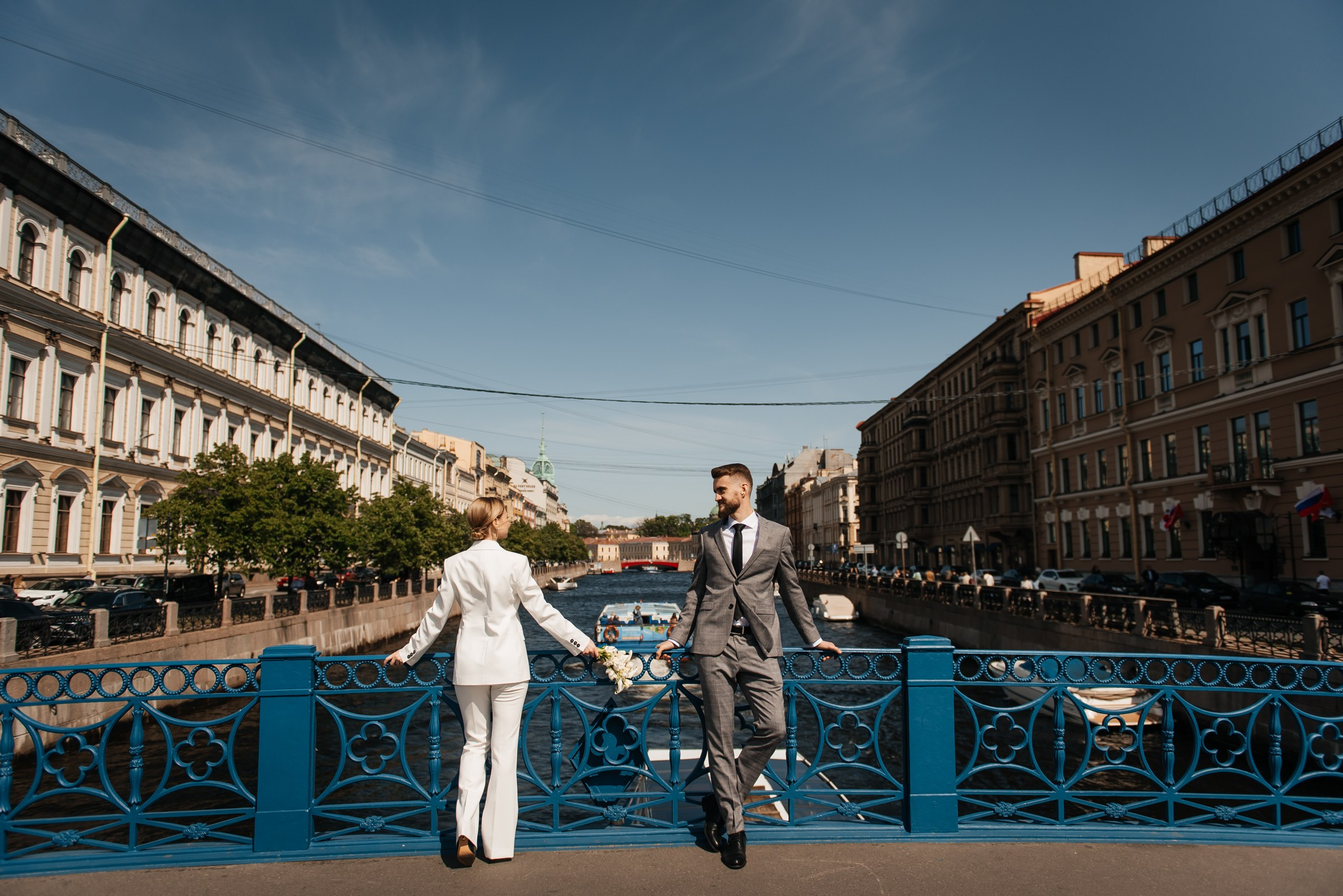 свадебная фотосессия у Синего моста