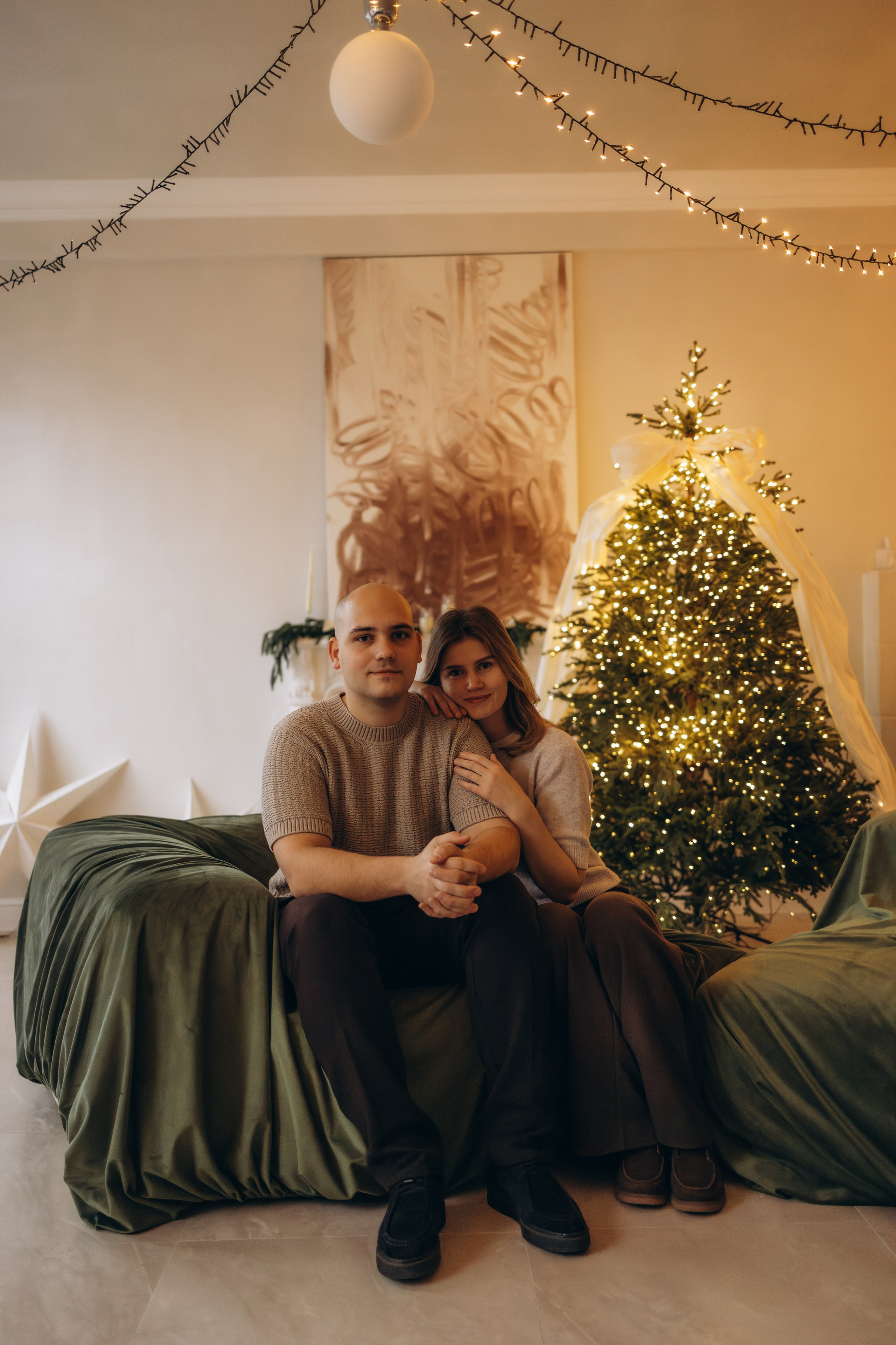 Новогодняя семейная в студии, г. Обнинск (Калужская обл.). Надежда Стар семейный и церковный фотограф в Жукове и Калужской области