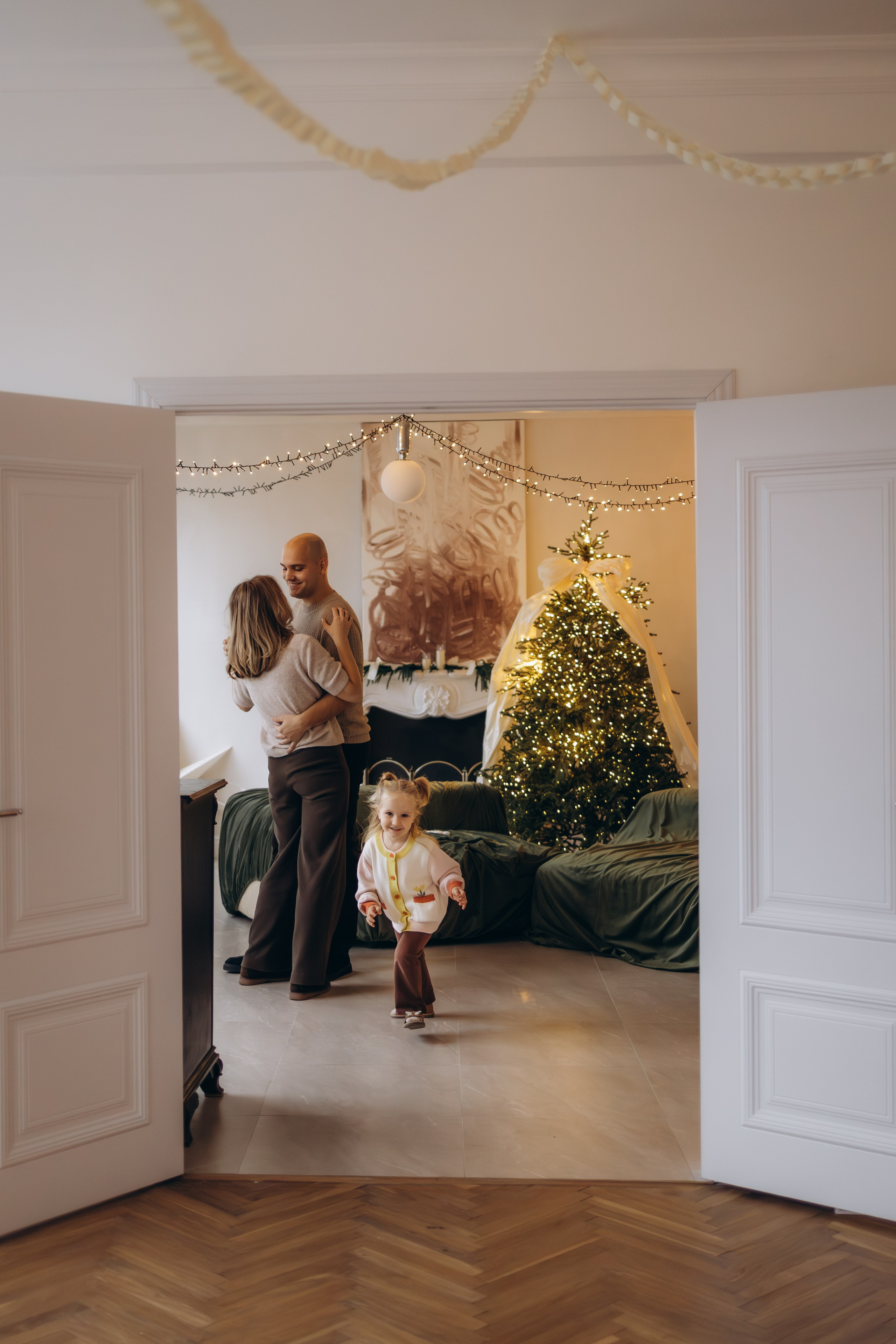 Новогодняя семейная в студии, г. Обнинск (Калужская обл.). Надежда Стар семейный и церковный фотограф в Жукове и Калужской области