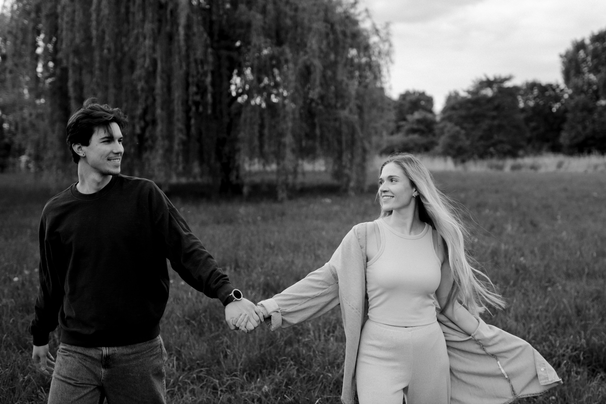 Побежали смотреть весну. Свадебный и семейный фотограф в Варшаве