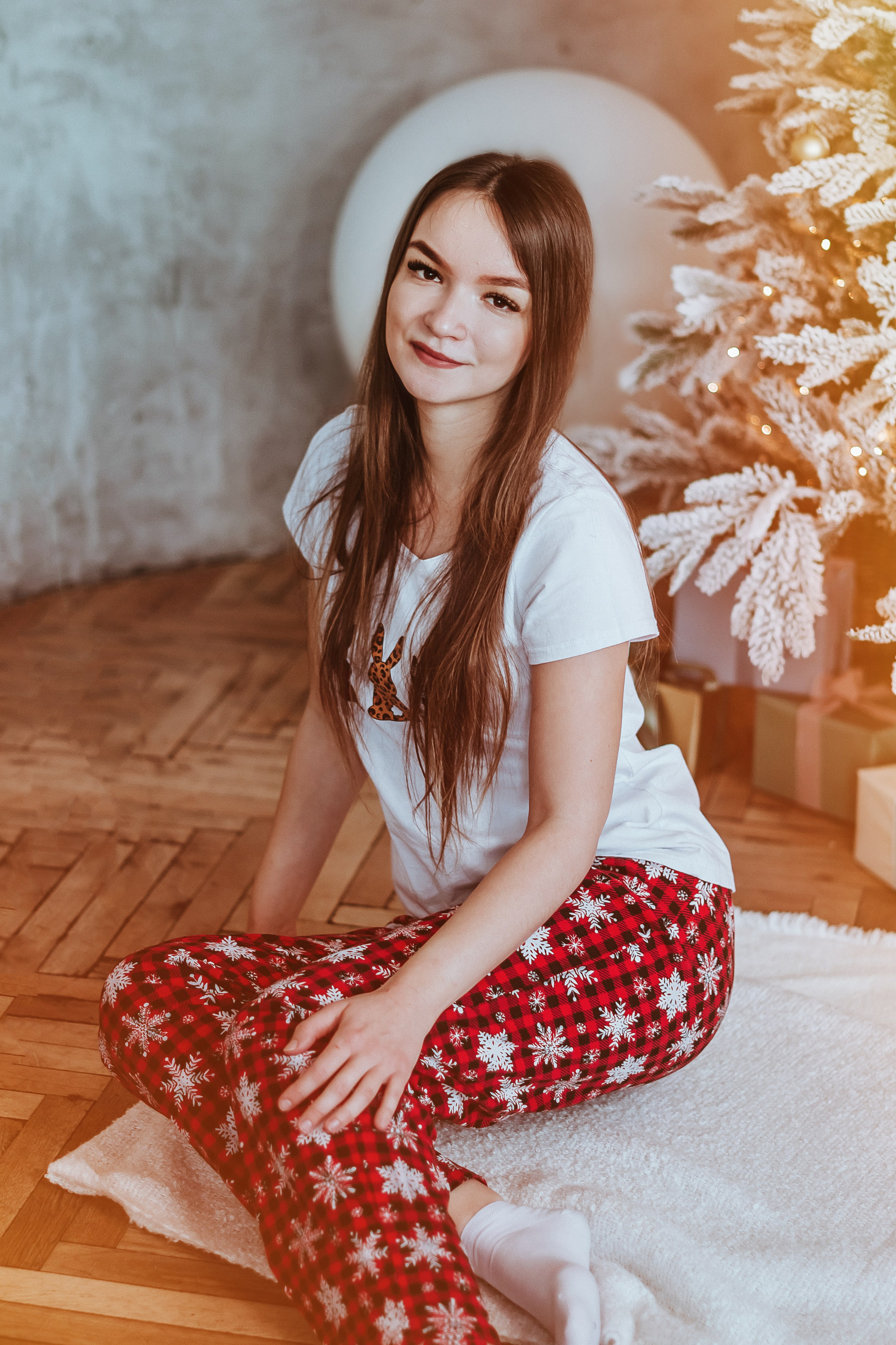 Новогодняя семейная фотосессия Кемерово