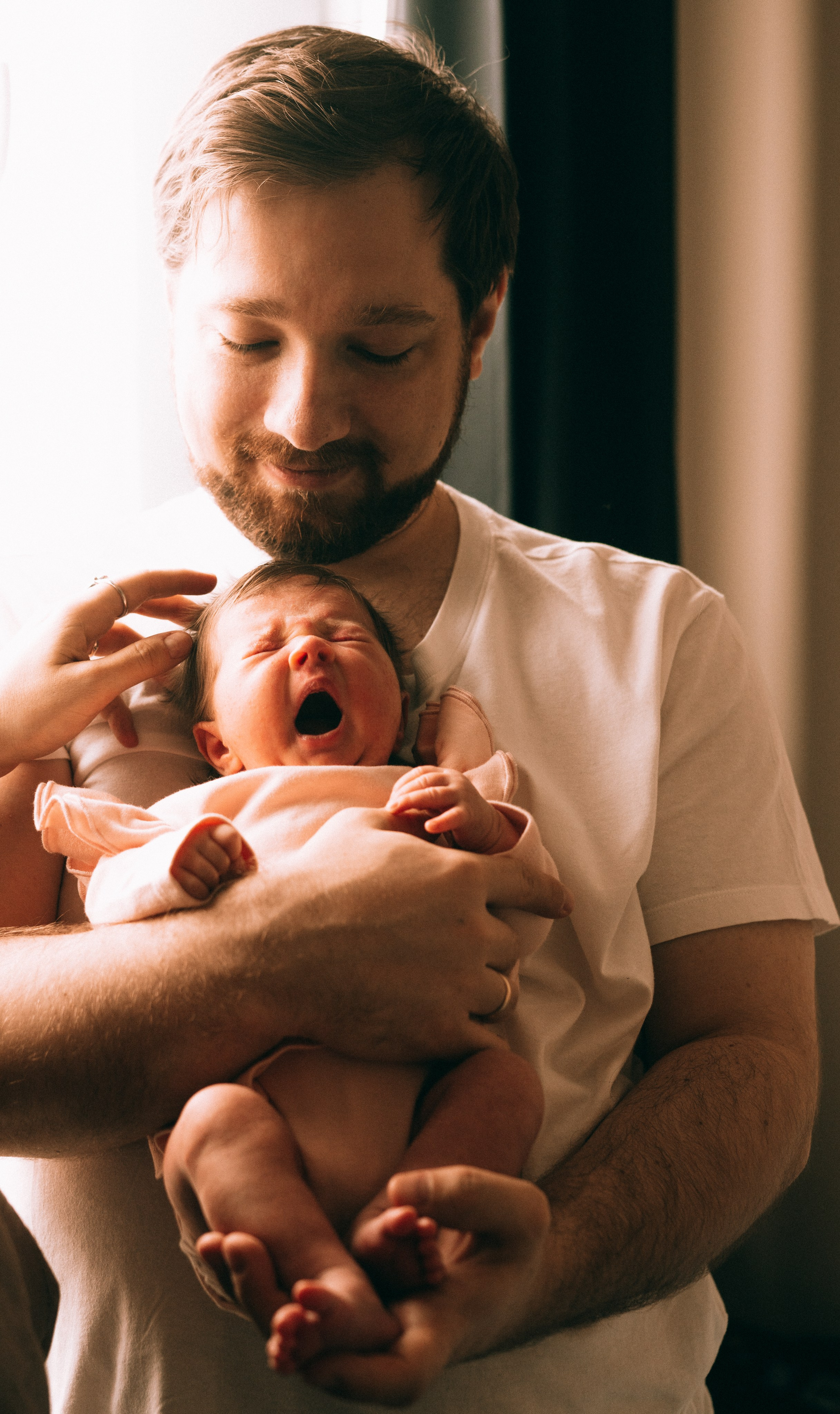 Василисе 1 месяц. Семейный, ньюборн фотограф, фотограф на роды в Москве, Виктория Тюльдюкова