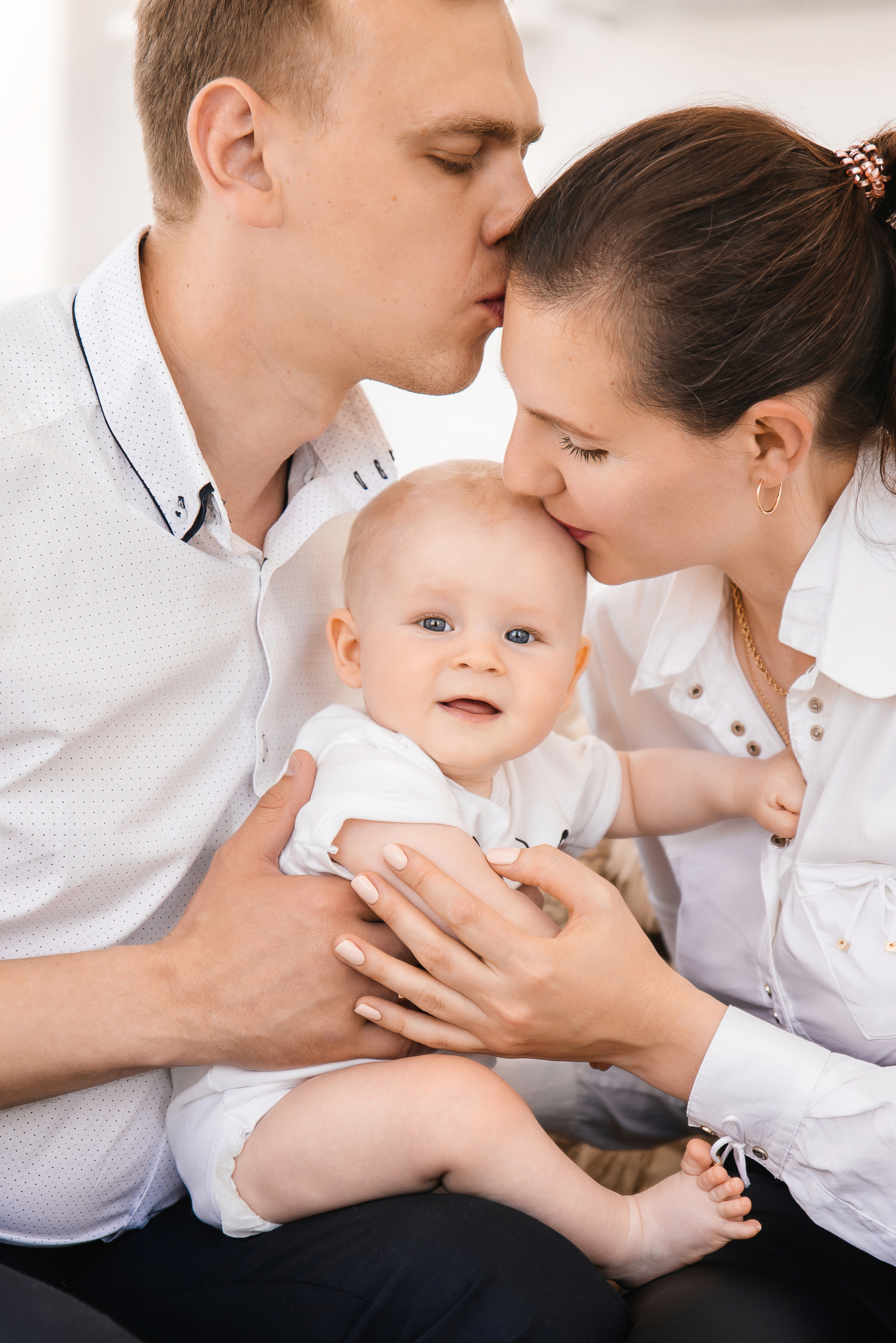 Семейная фотосессия Олег, Оля и Ванечка. Любовь Федоряева — фотограф в Симферополе и в Крыму