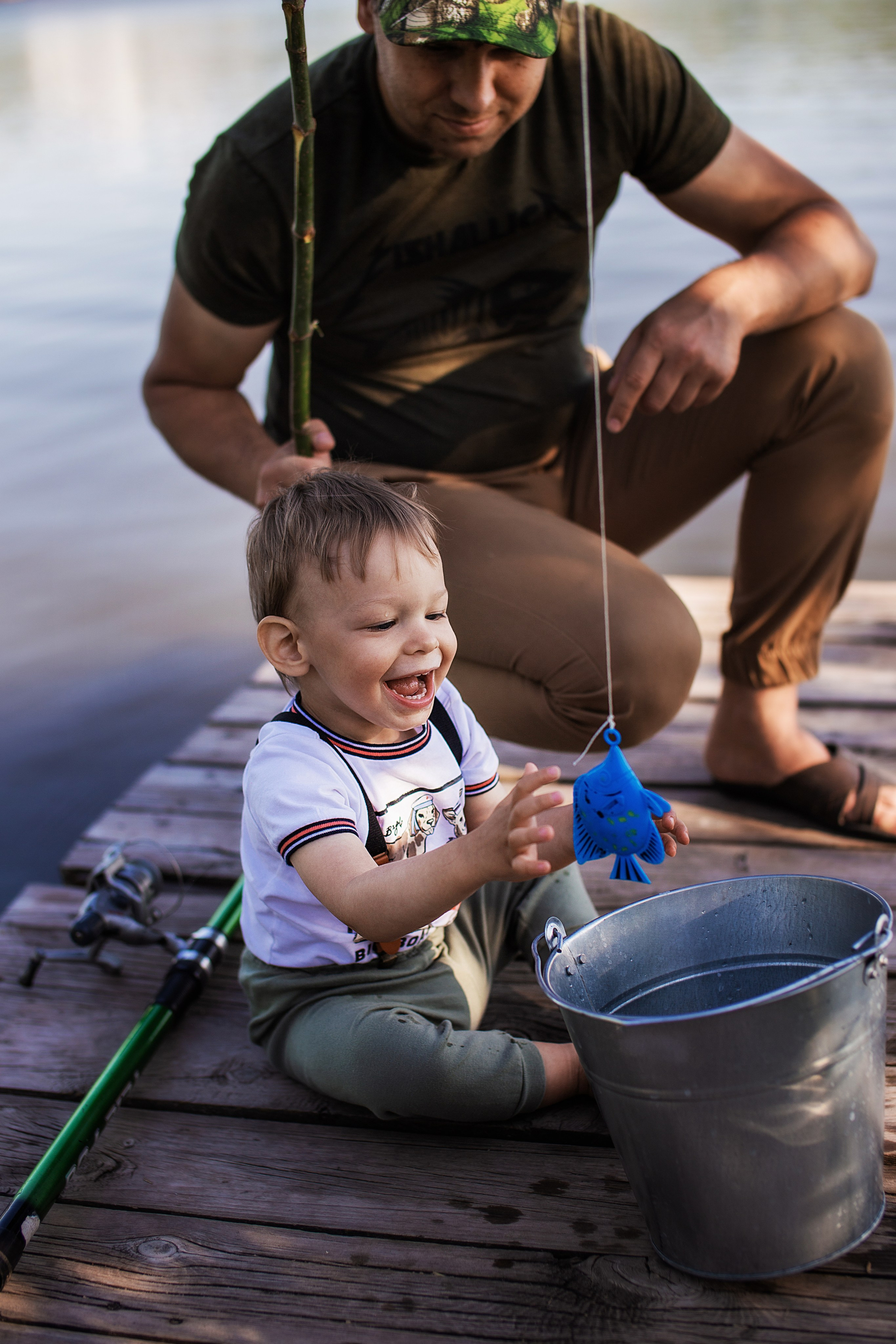 На рыбалке. Семейный фотограф в Саратове