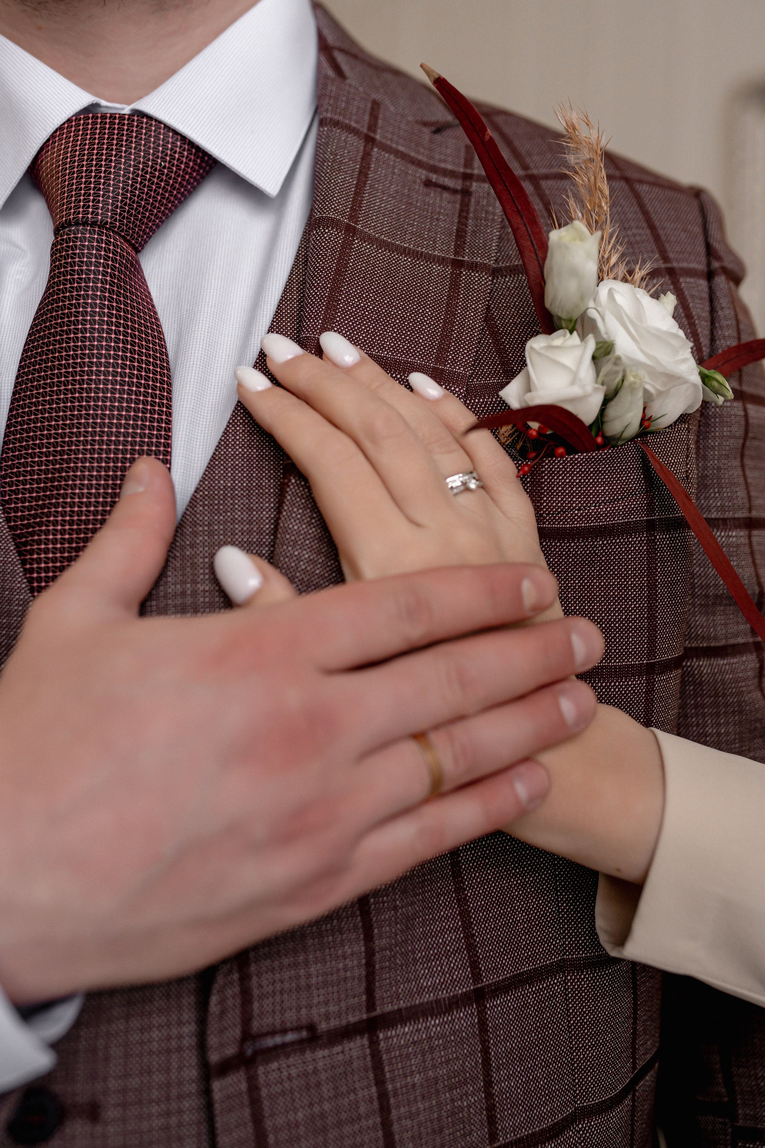 Свадебная фотосессия в студии. Фотограф Ким Наталья в Красноярске