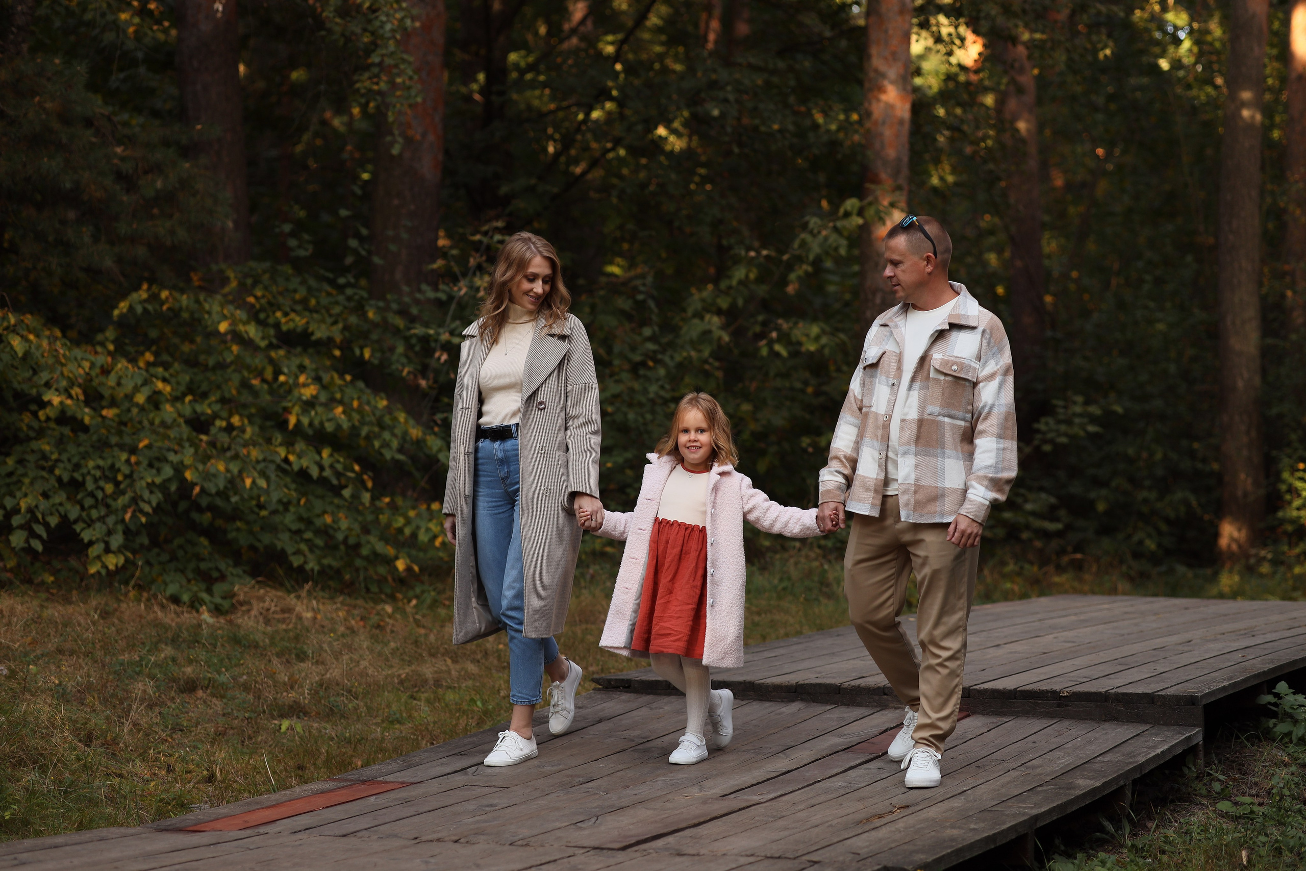 Надя, Женя и Ариана. Серебряный бор. Фотограф Москва Лара Чайка