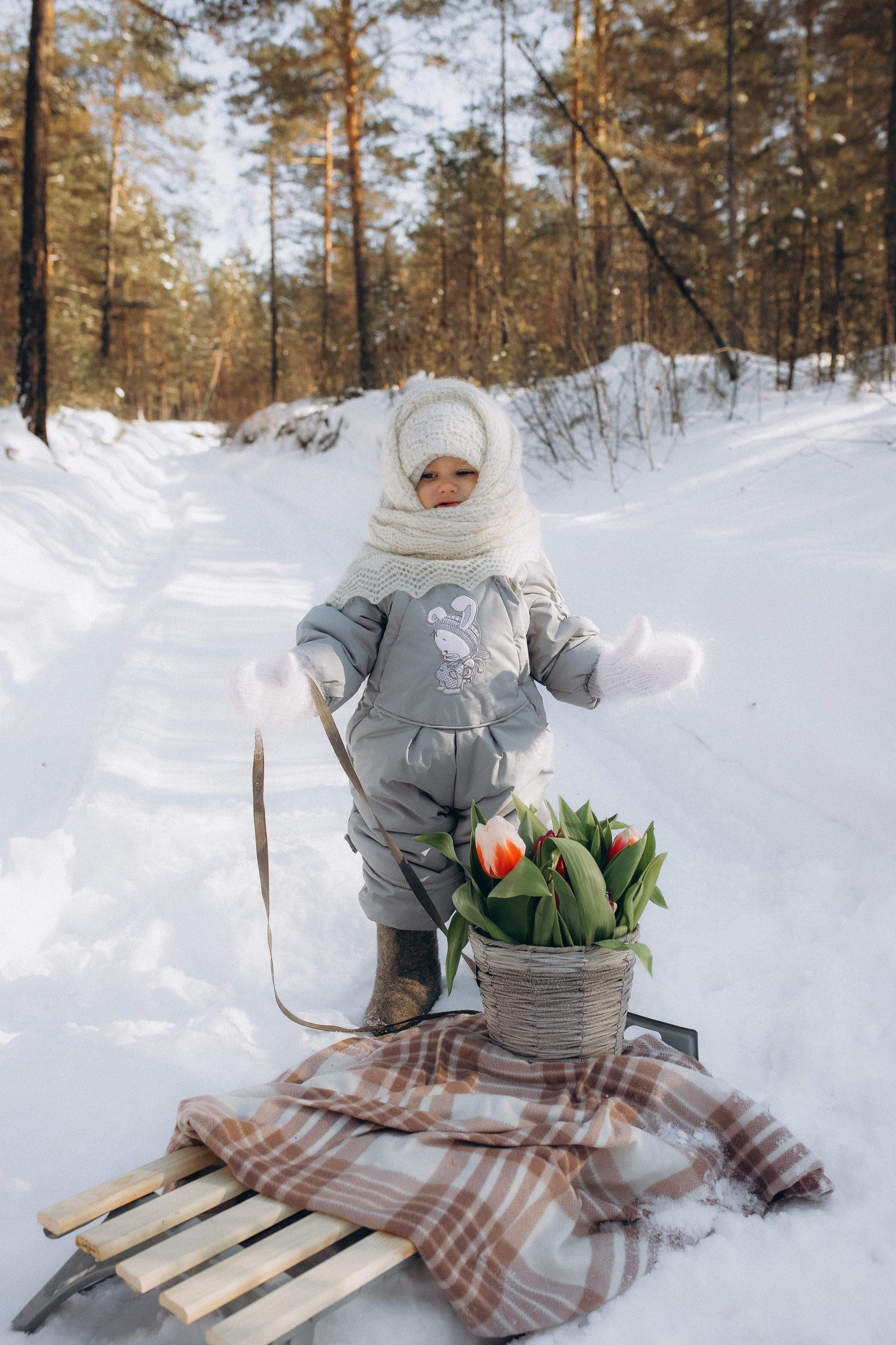 Девочка Зима. Семейный и детский фотограф город Тында Дарья