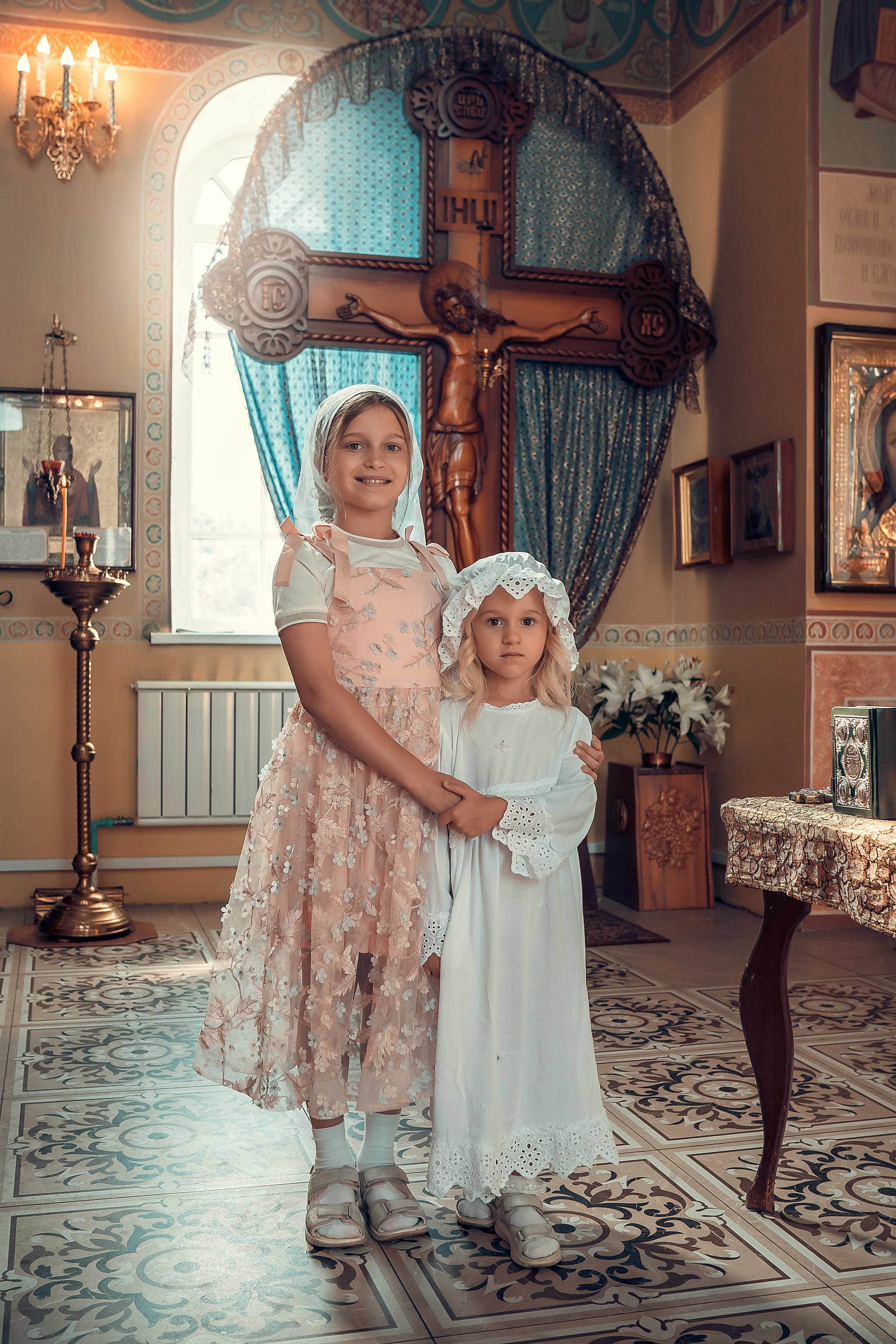 Крещение Даны. Фотограф на Крещение и Венчание в Красноярске Рамазанова Юлия