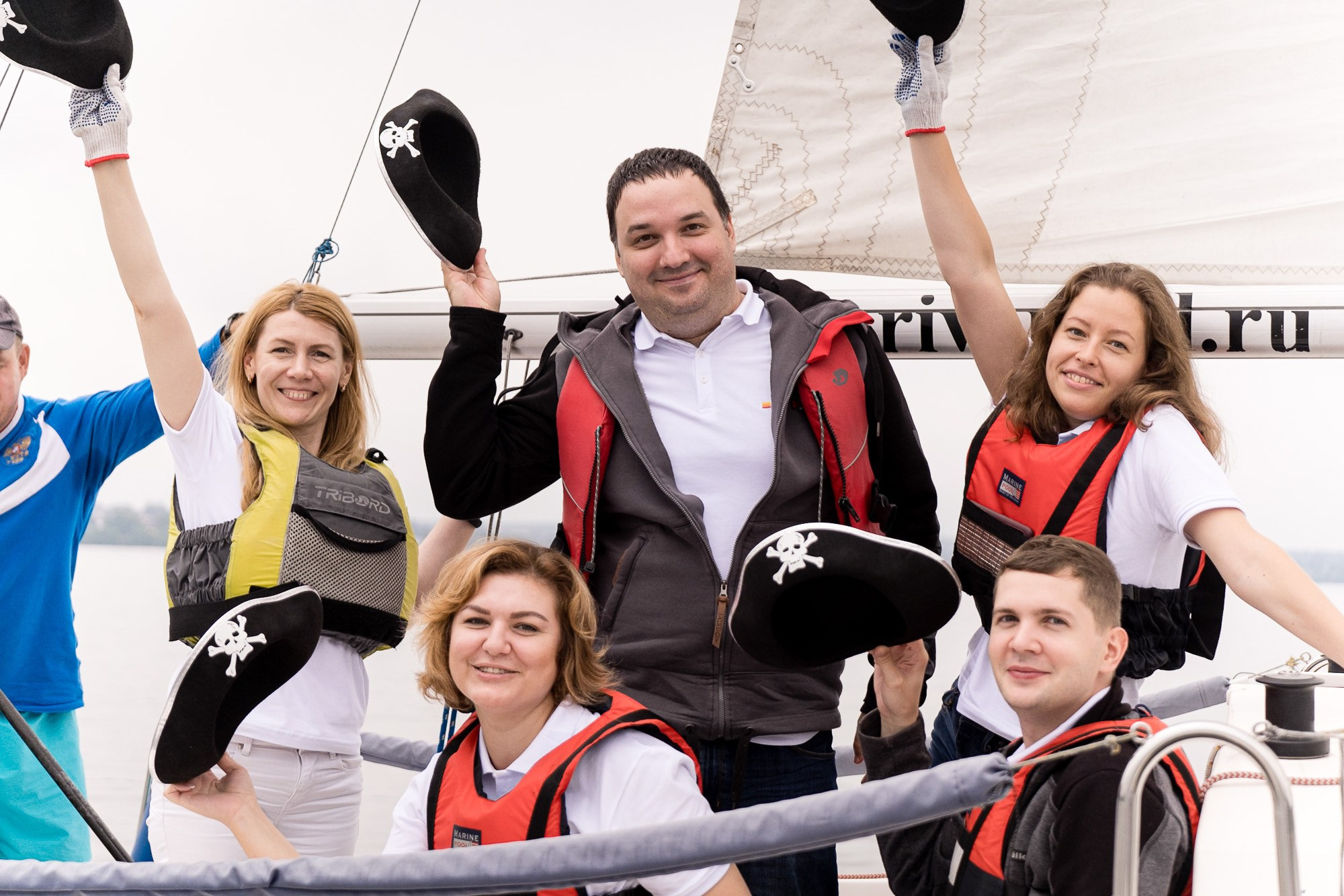 Корпоративная парусная регата Evraz. Репортажный фотограф Денис Тихомиров. Москва