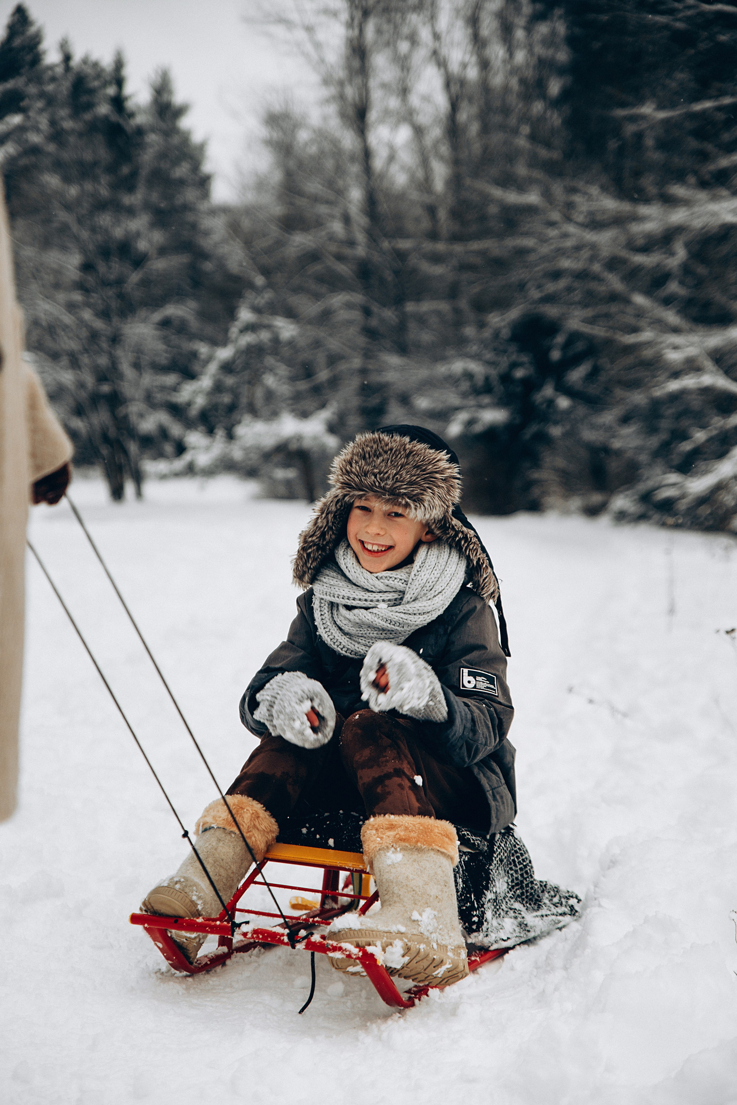 Зимние радости. Репортажный и детский фотограф в Минске