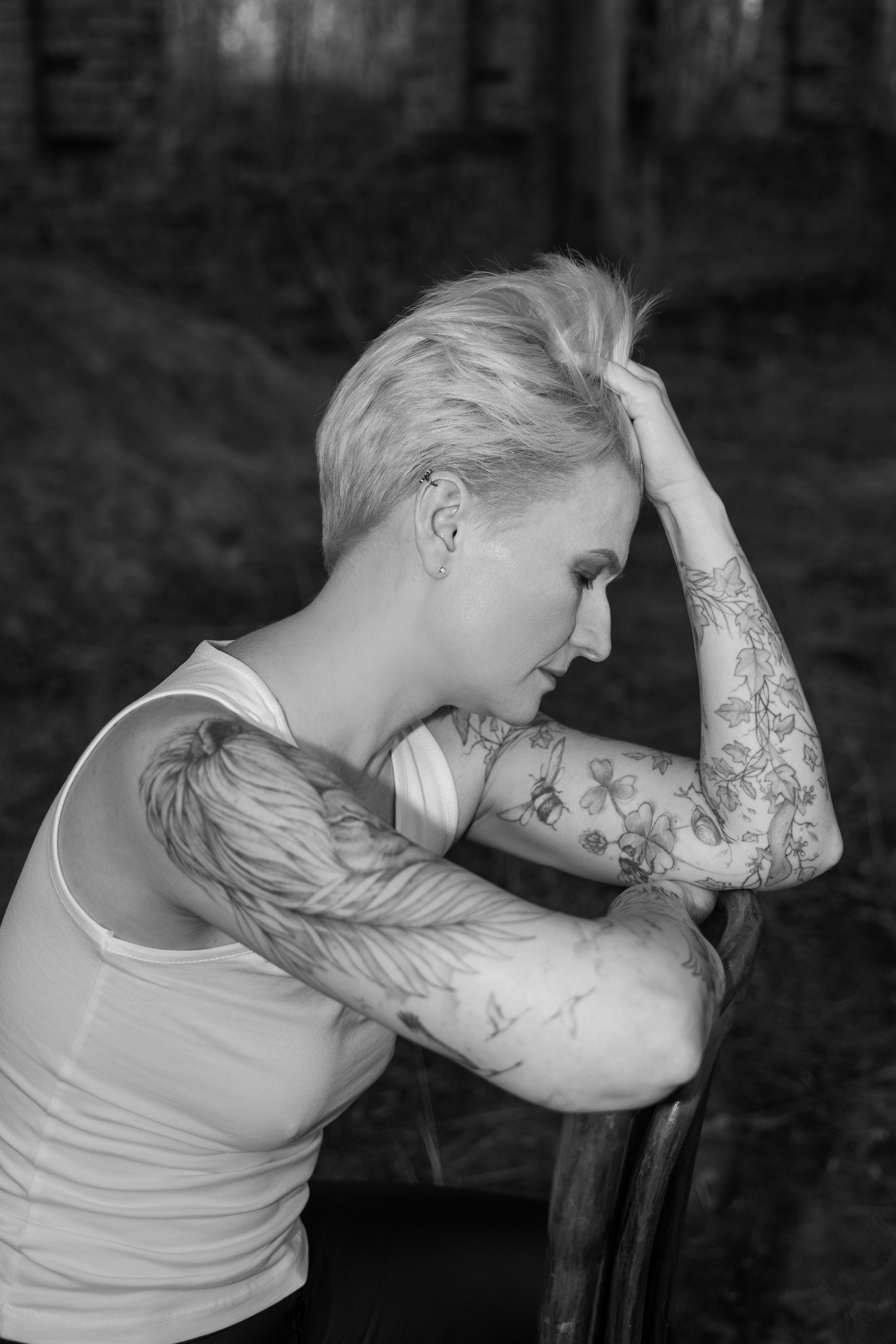 Фотосессия на руинах в стиле рок. Женский фотограф в Красноярске