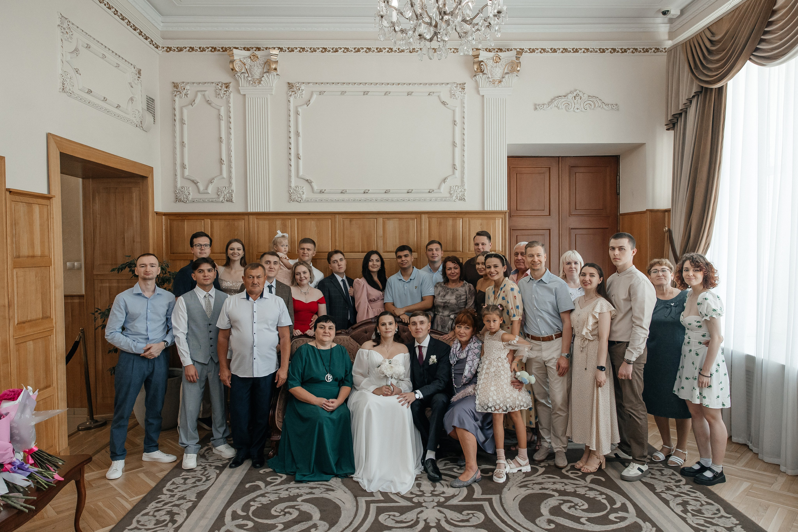 Регистрация брака во Дворце Бракосочетания 1. Свадебный фотограф в Москве Дарья Олендарёва