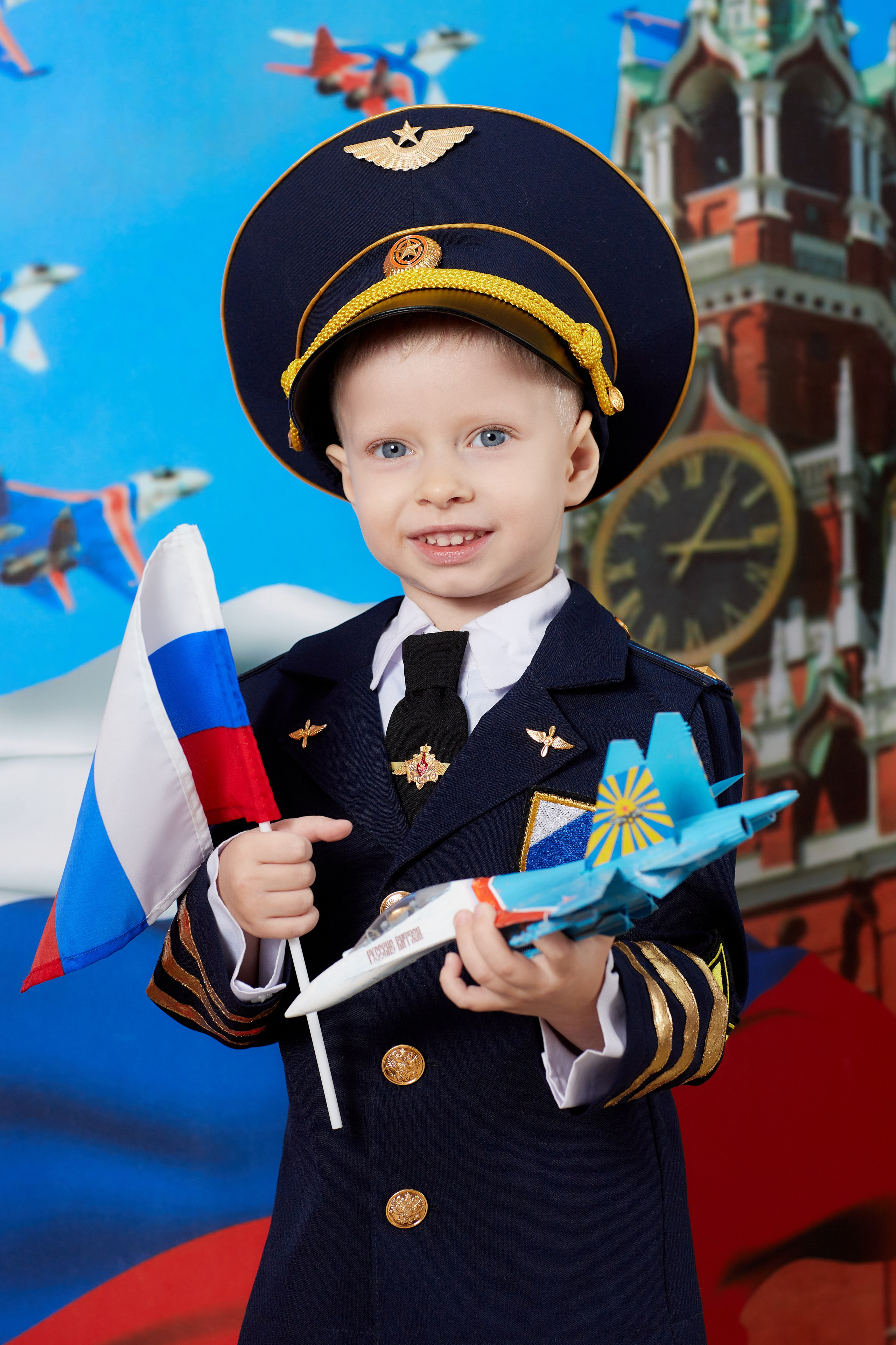 Военные лётчики. Детская выездная фотостудия