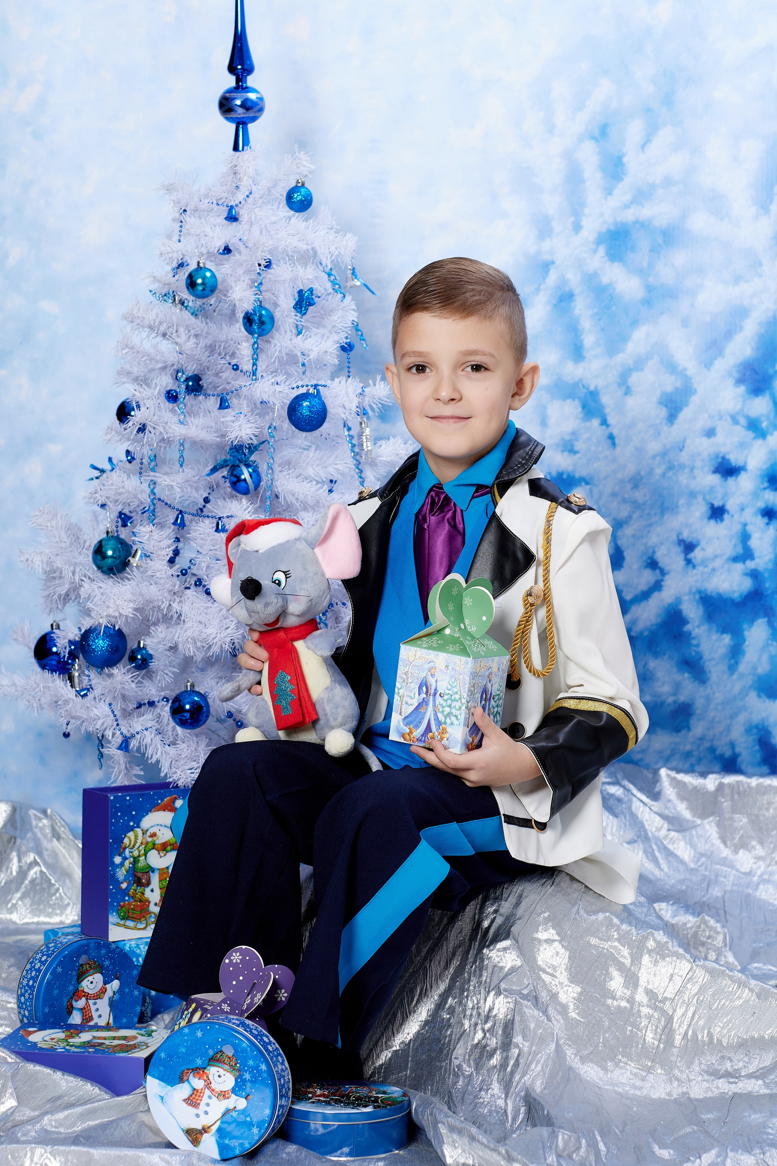 Морозный замок. Детская выездная фотостудия