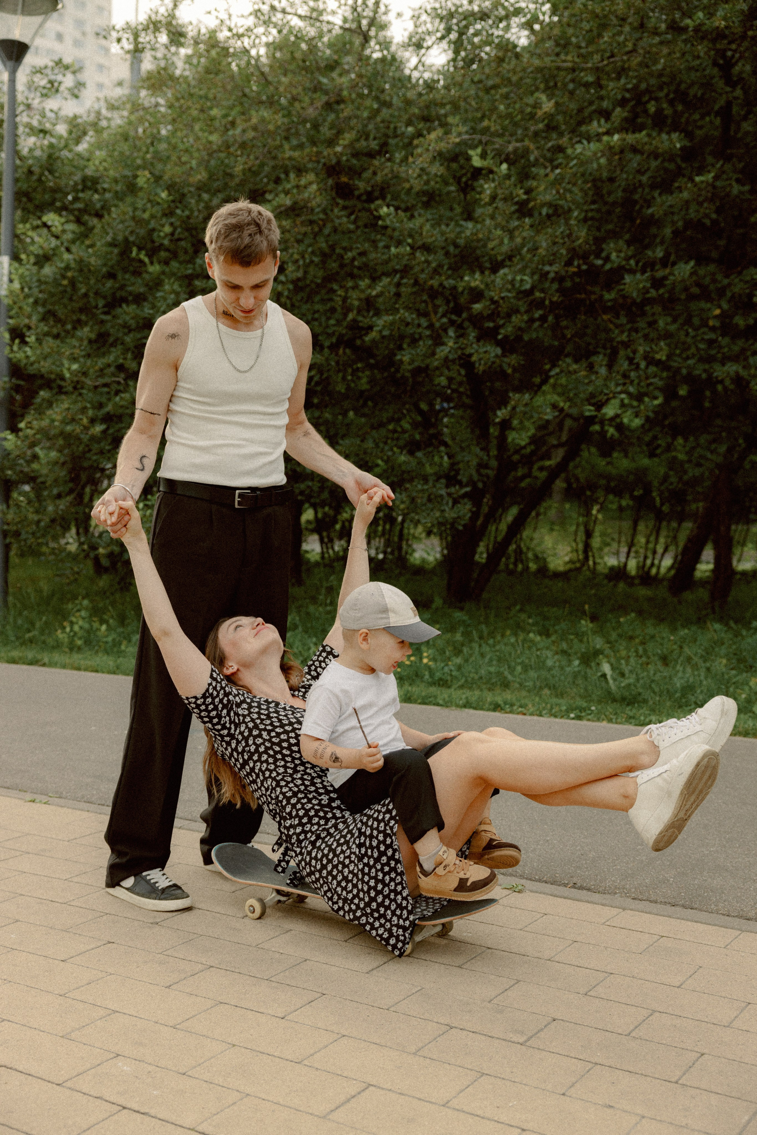 Гриша + Алина + Платон. Семейный и детский фотограф Юлия Шох