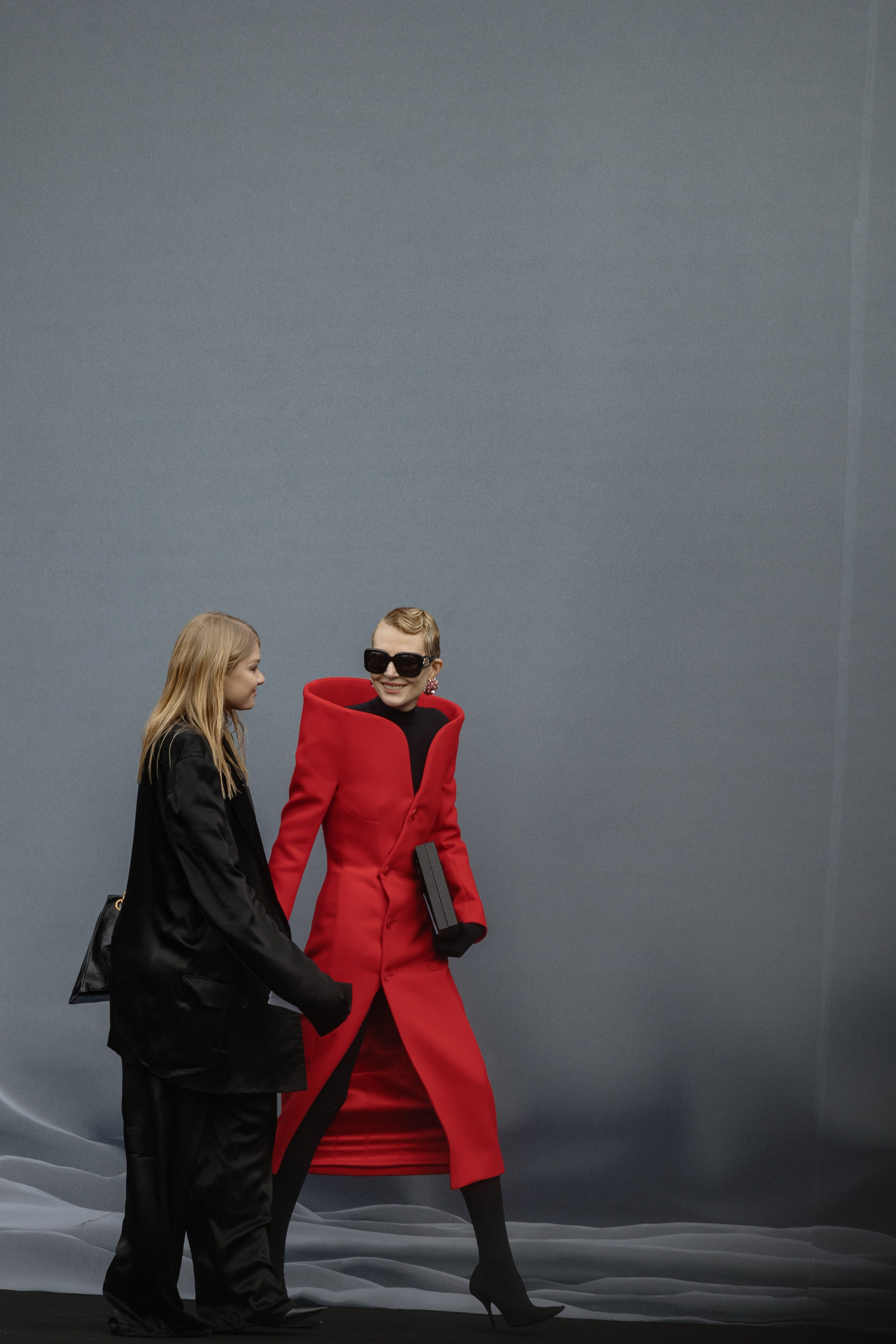 BALENCIAGA PFW WOMENSWEAR FALL-WINTER 24/25. Photographer in Milan Ivan Goncharov