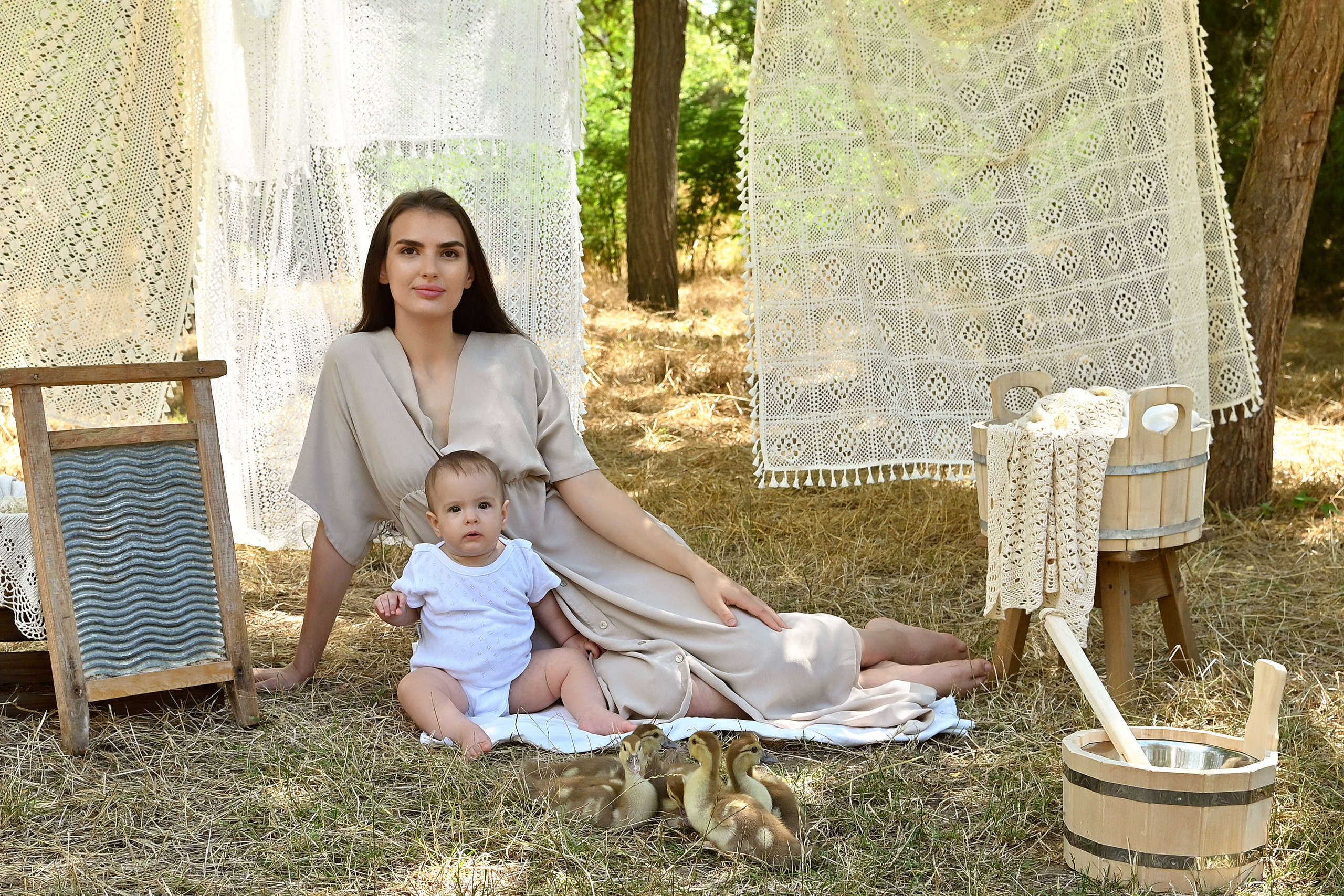 Стирка&Пикник. Детская фотостудия «Ягоза»