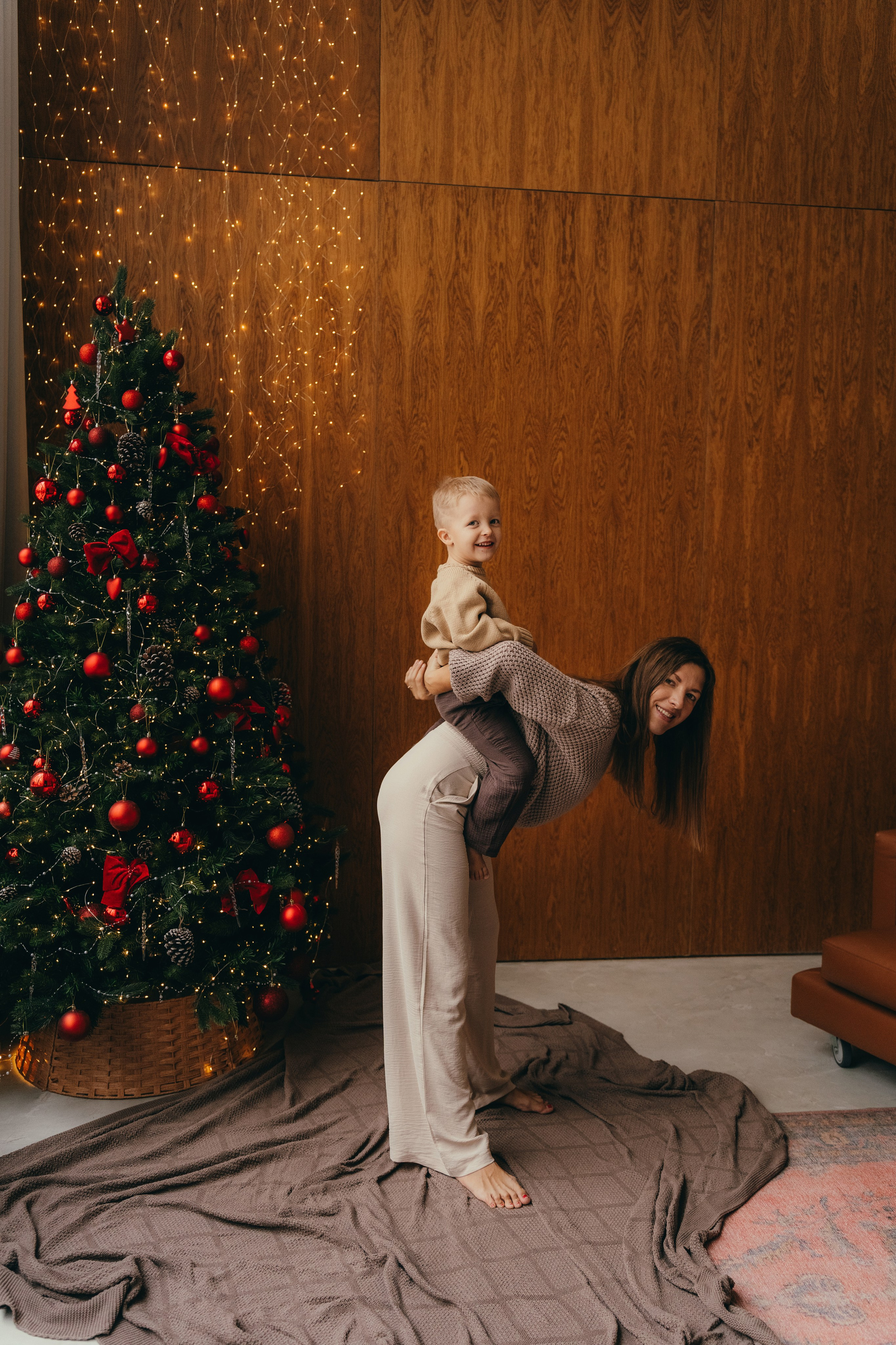 Аня, Миша и Андрей. Семейный фотограф • Домашние съемки в Нижнем Новгороде
