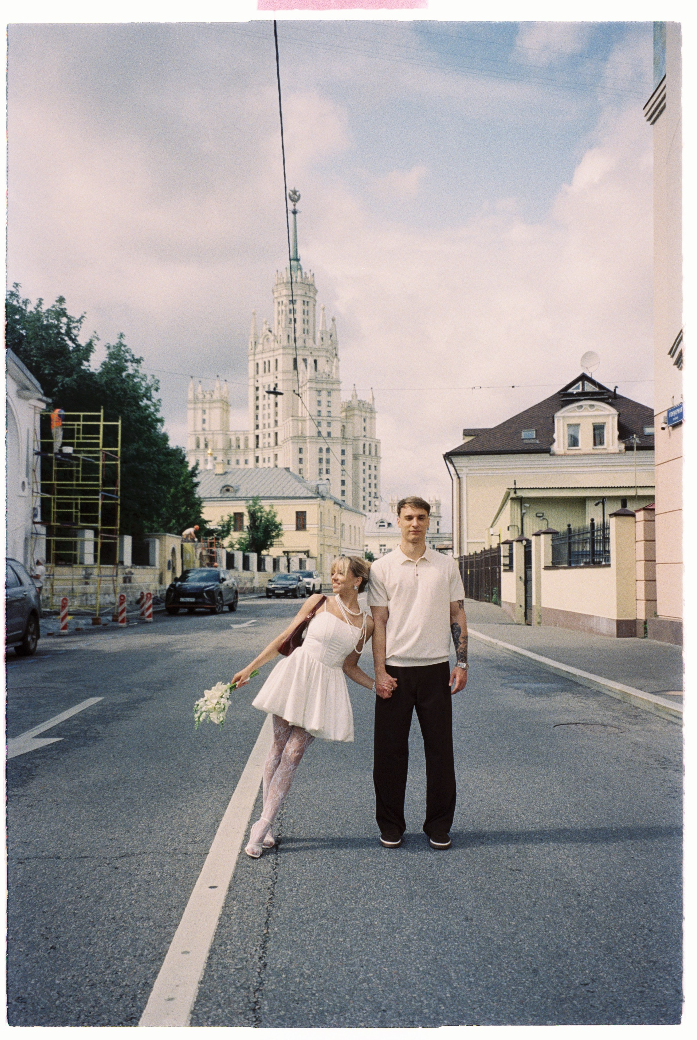 На пленку (Полина и Рома). Фотограф в Москве — Евгения Прокопенко