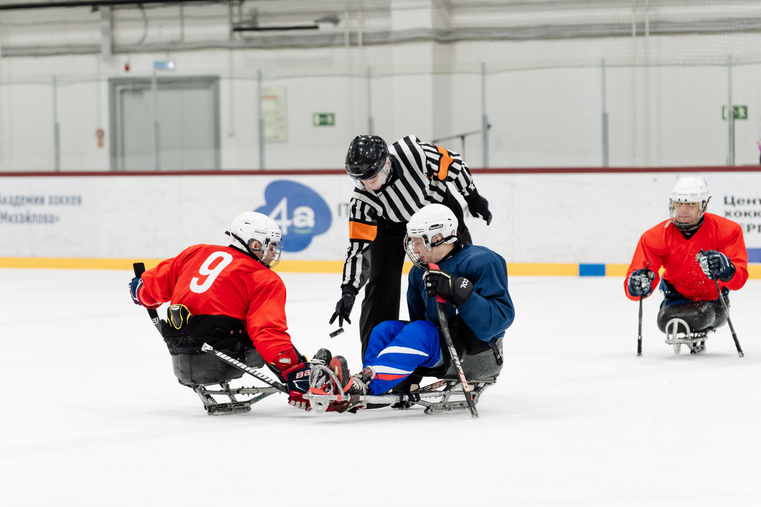 Игра в следж хоккей приуроченная 23.02.26 в арене Сталкер