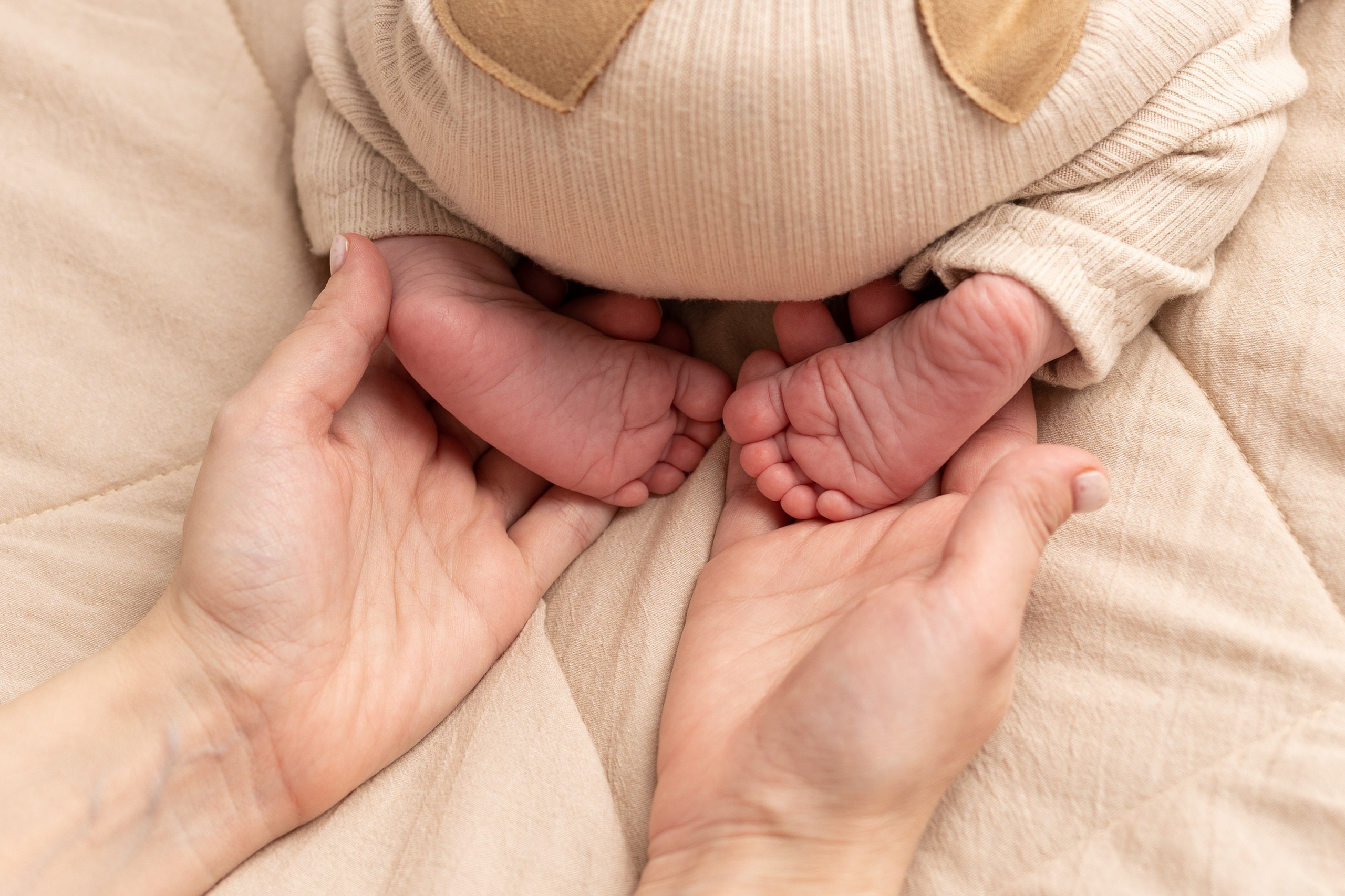 Фотосессия новорожденного в натуральном стиле. Фотограф новорожденных, детский фотограф в г. Оренбурге Екатерина Козлова