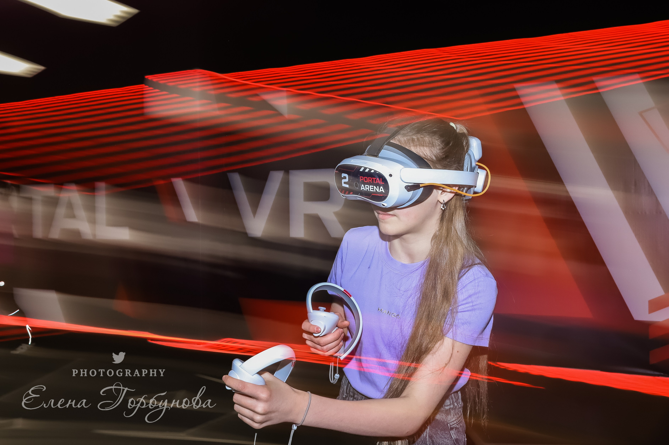 Виртуальная реальность. фотосессия дня рождения в VR PORTAL