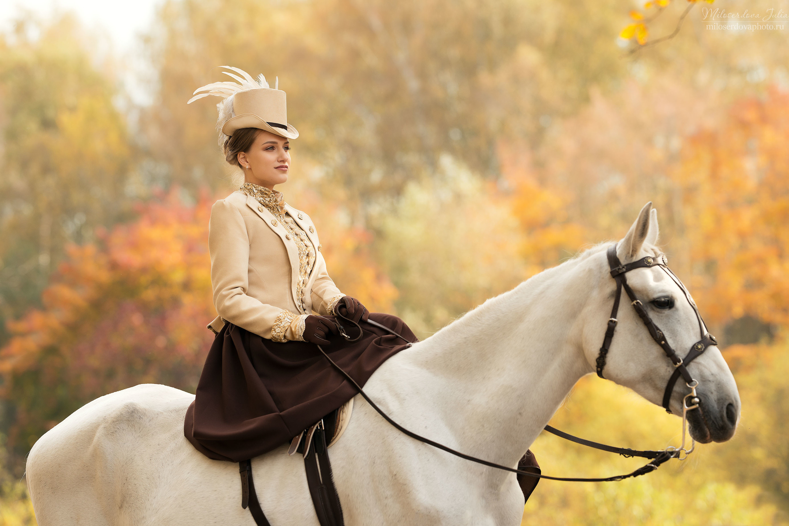 Дамская верховая езда. Фотограф Юлия Милосердова