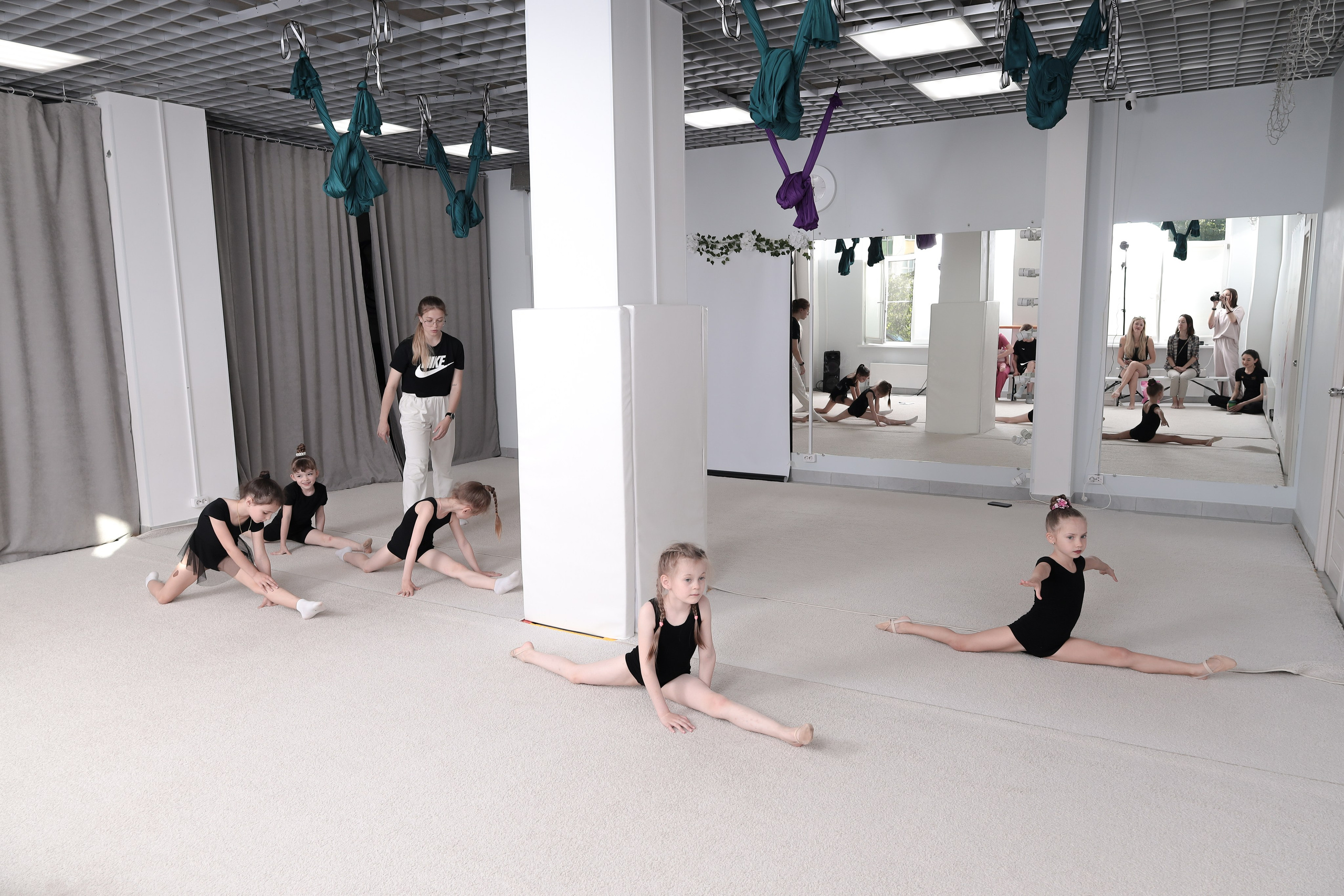 Открытый урок гимнастика. Фотограф Надршина Лилия