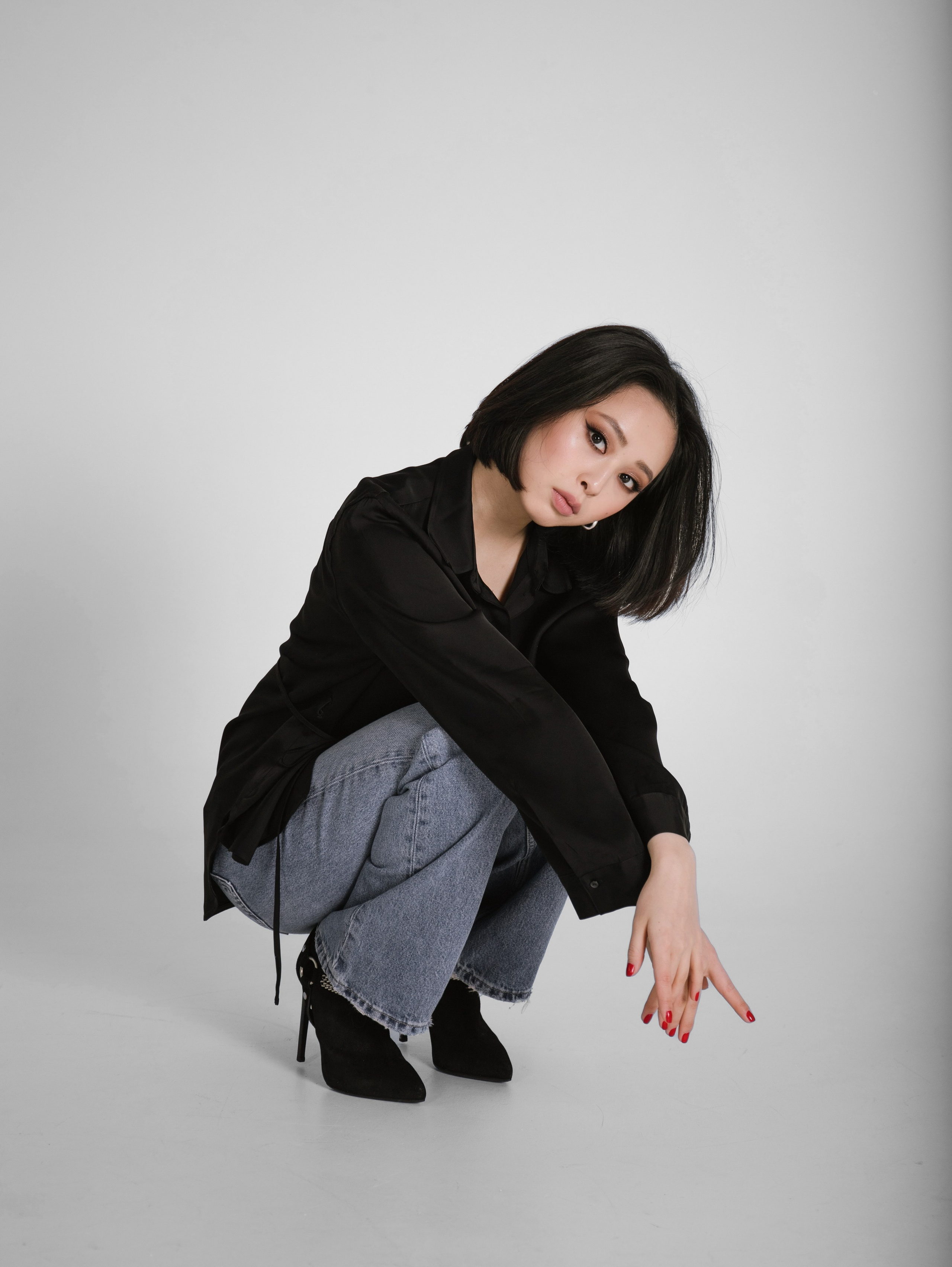 На циклораме. Свадебный и семейный фотограф в Москве Мила Широких