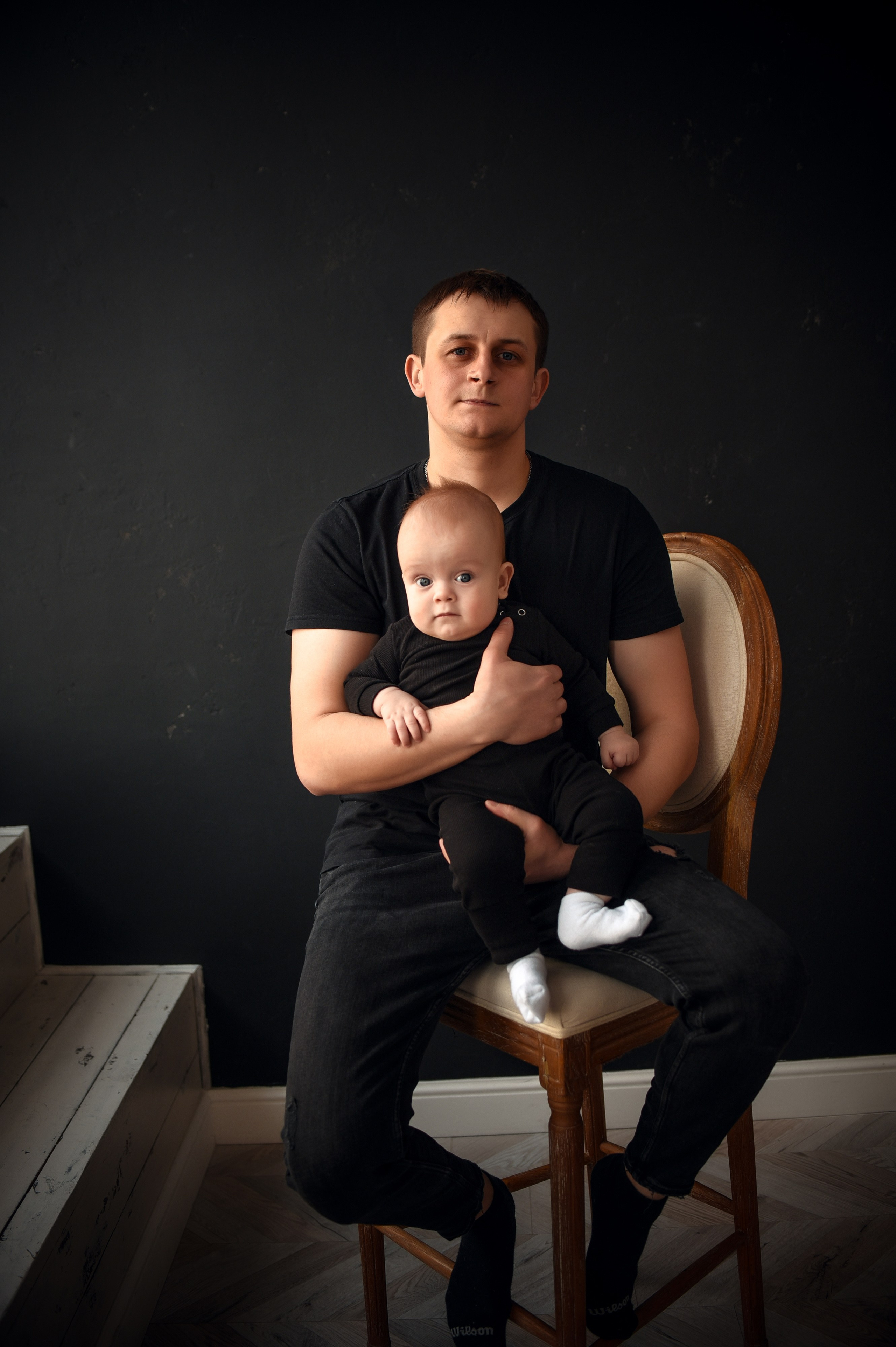 Семейная студийная фотосессия 3. Свадебный, семейный, детский, контент фотограф в Омске Максим Ильин