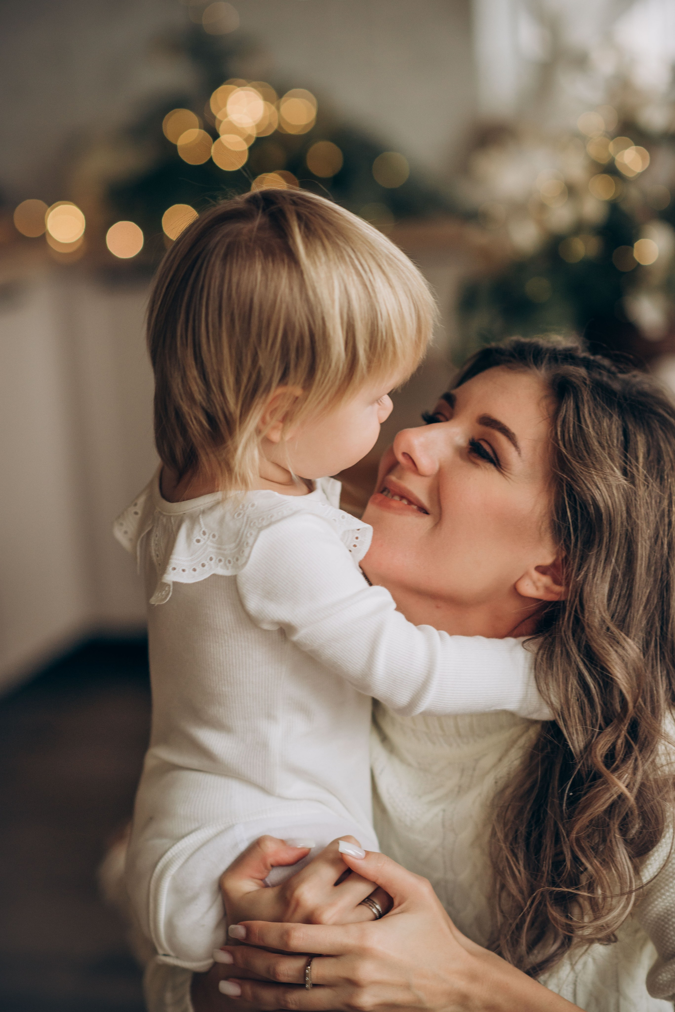 Семейная новогодняя фотосессия в студии. Семейный фотограф в Домодедово и Москве Елена Пичугина