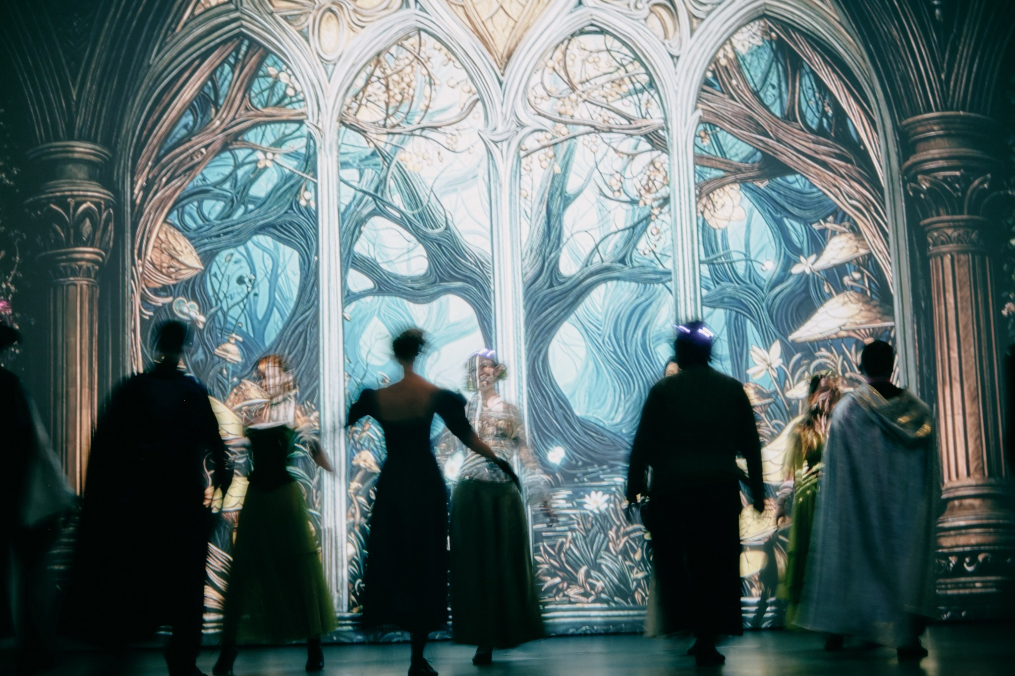 Ночь в холмах | Иммерсивный бал. Фотограф Аннё| Москва