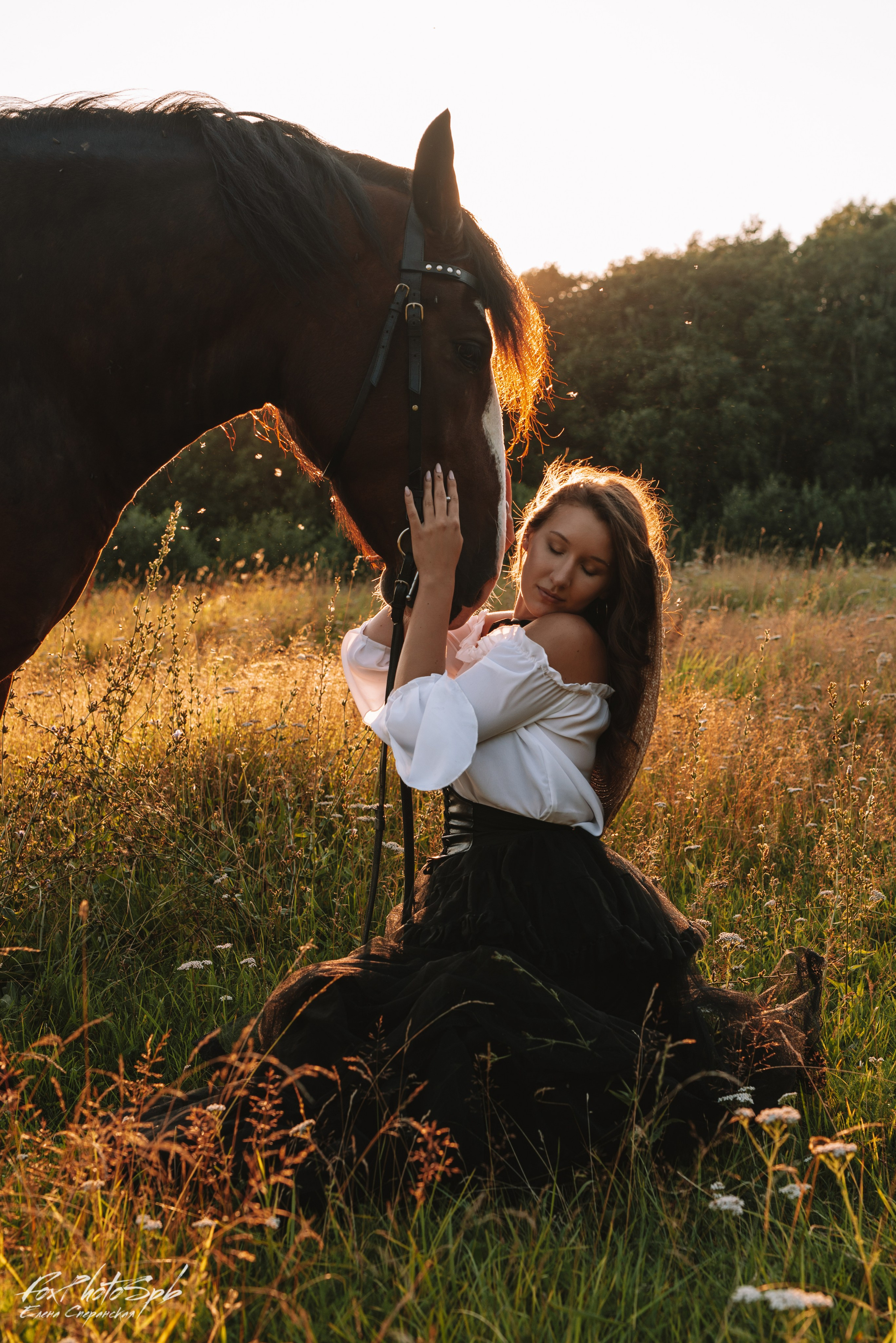 С лошадками. Фотограф в Санкт-Петербурге и Ленинградской области