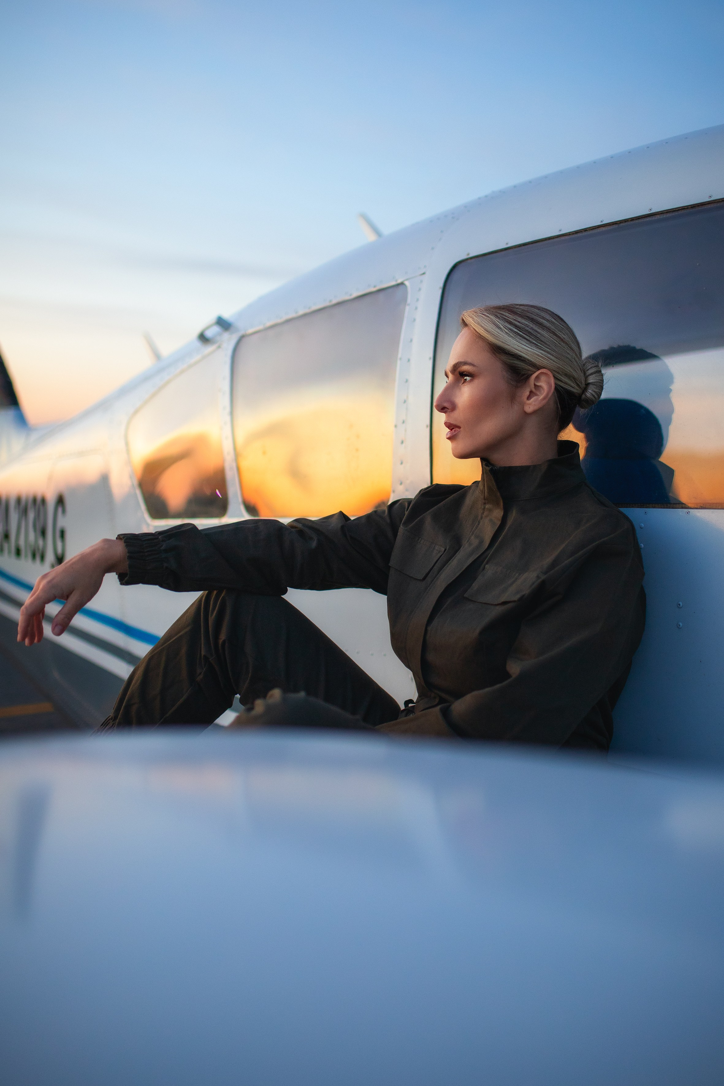 Проект на аэродроме. Ксения Харитонова — фотограф премиум уровня в Омске