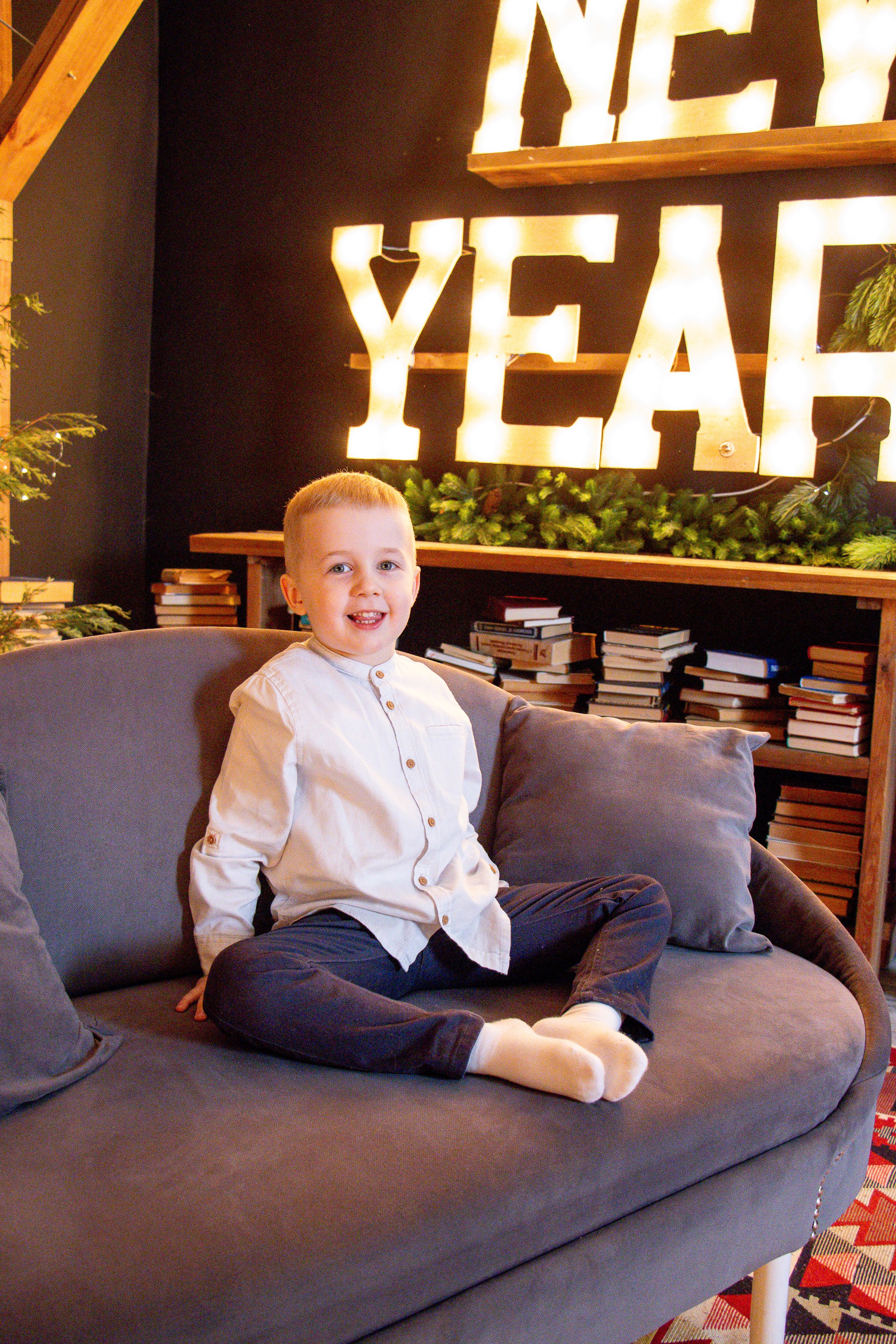 Новогодняя съёмка мама+сын. Фотограф Татьяна Матрос