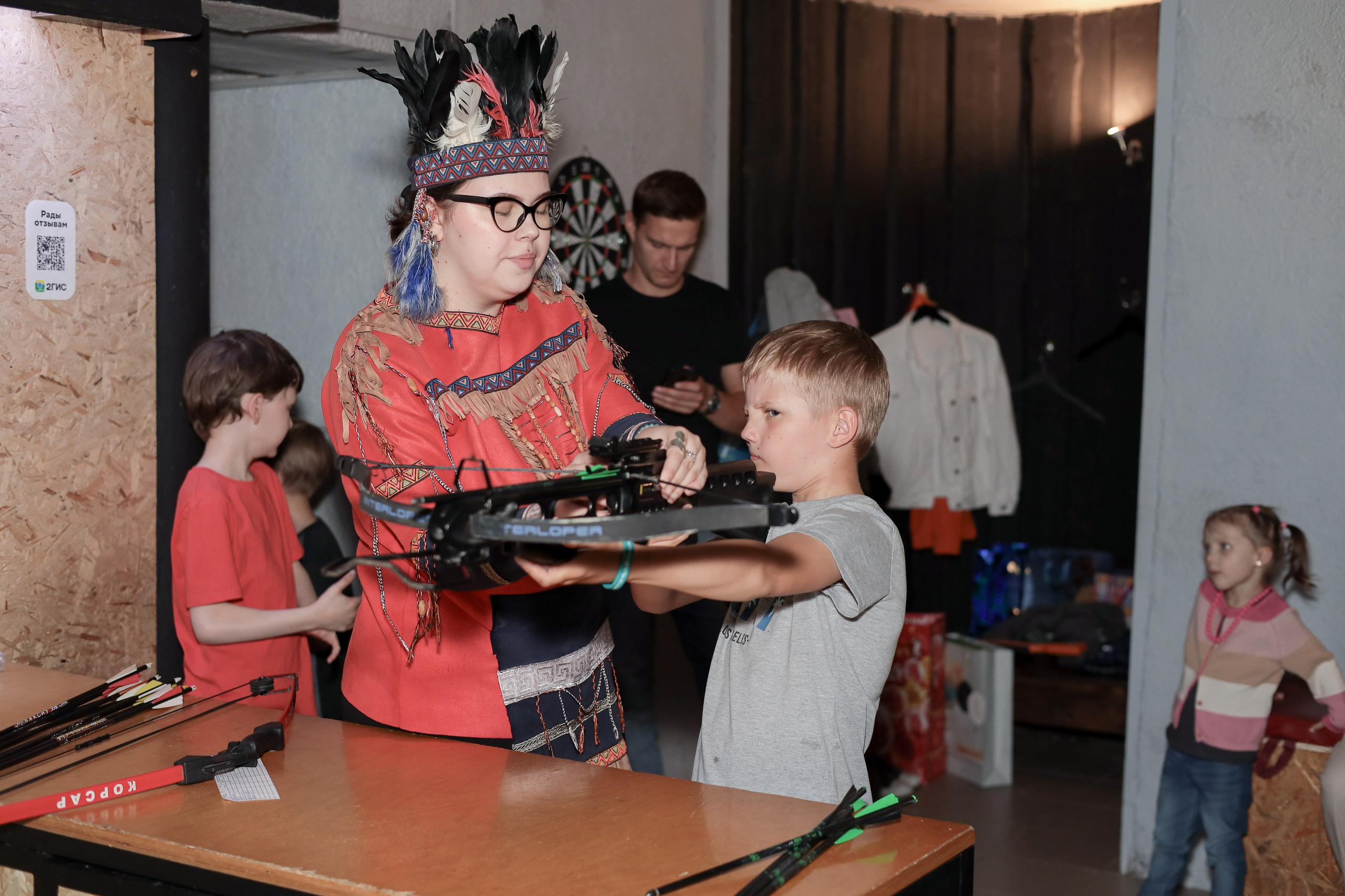 День рождение в стрелковом клубе. Фотограф Надршина Лилия