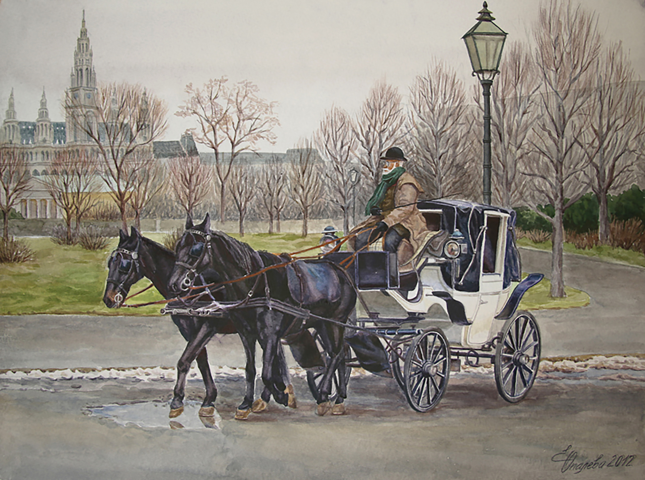 Елена Опалева — художница. Москва