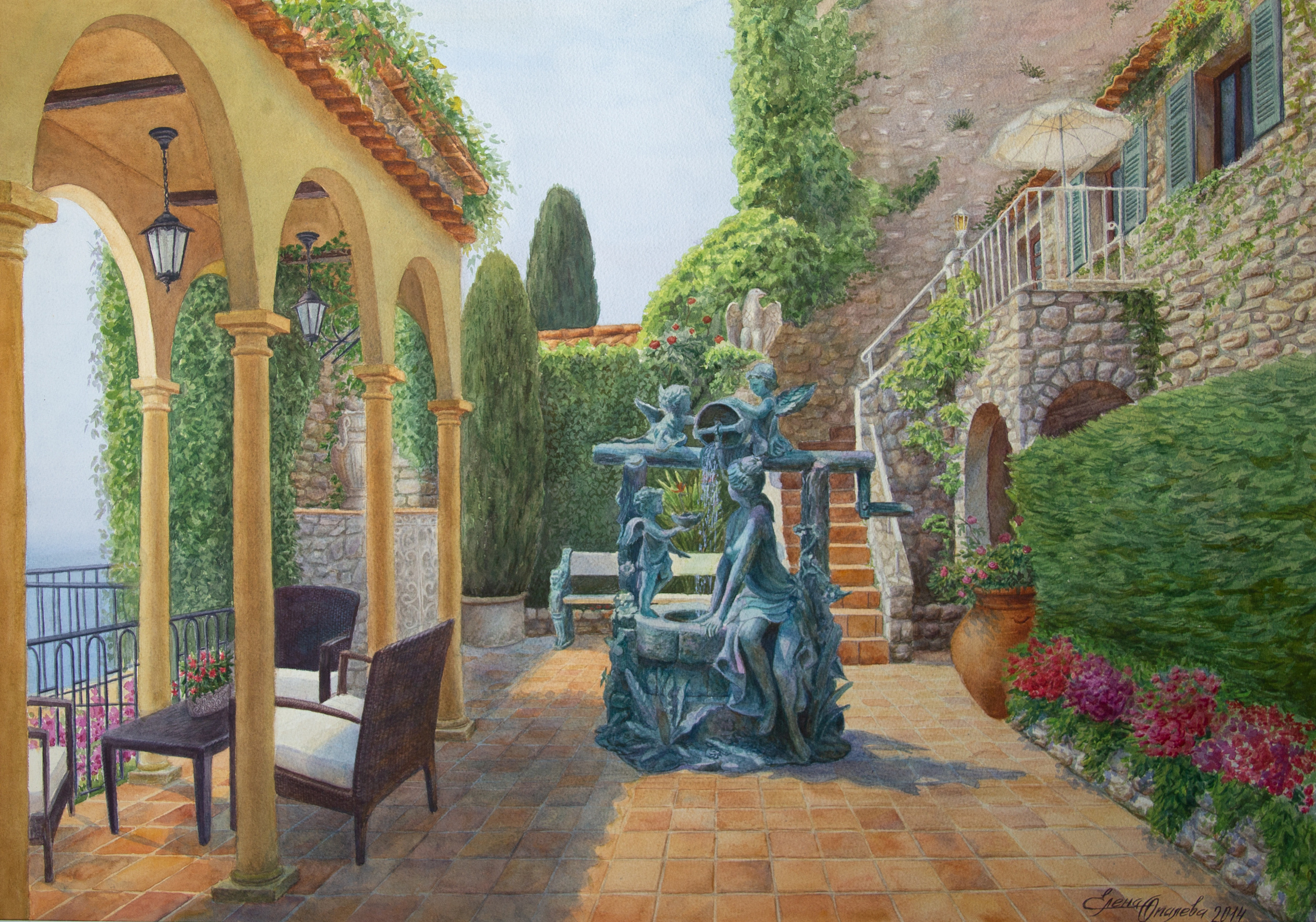 ПЕЙЗАЖИ. Елена Опалева — художница. Москва