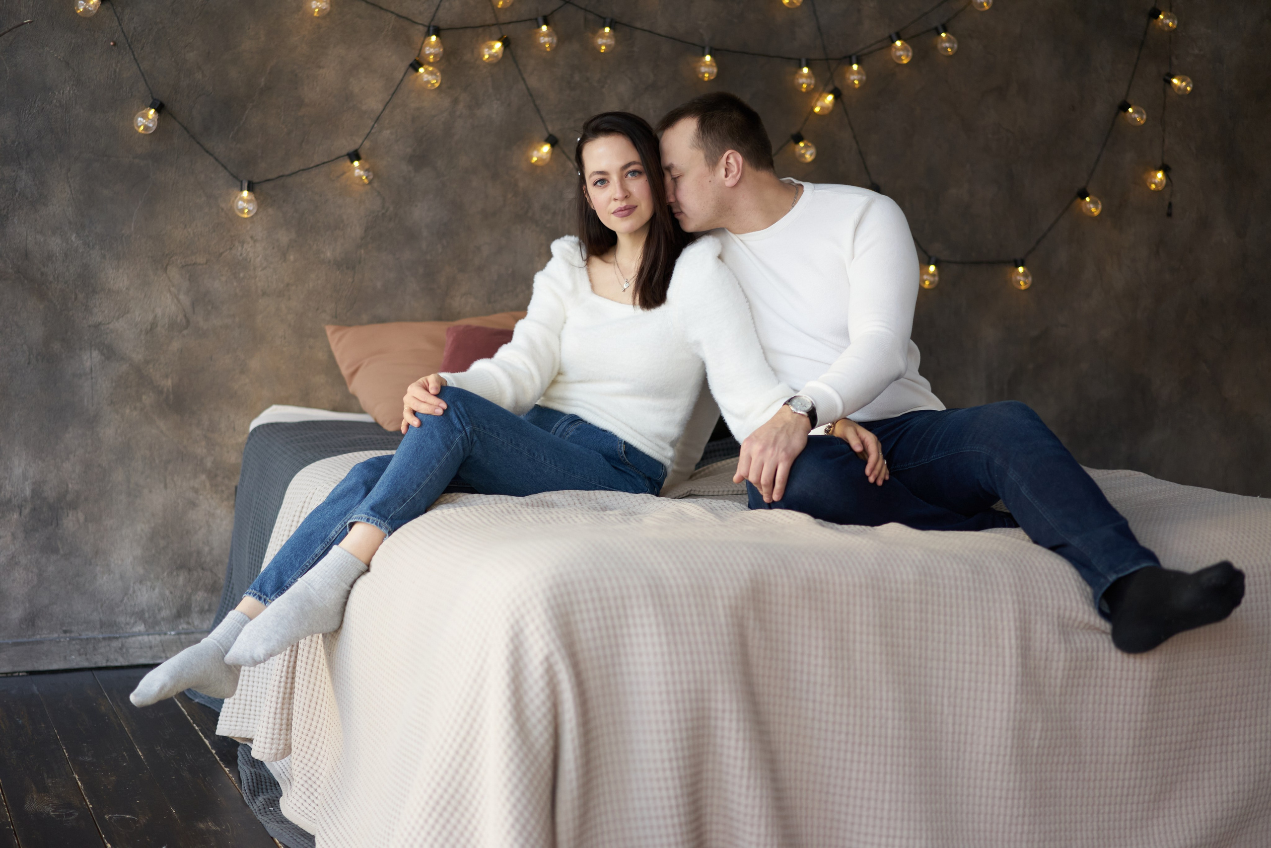 Семейная фотосессия в студии. Фотограф Екатеринбург Кокшарова Александра