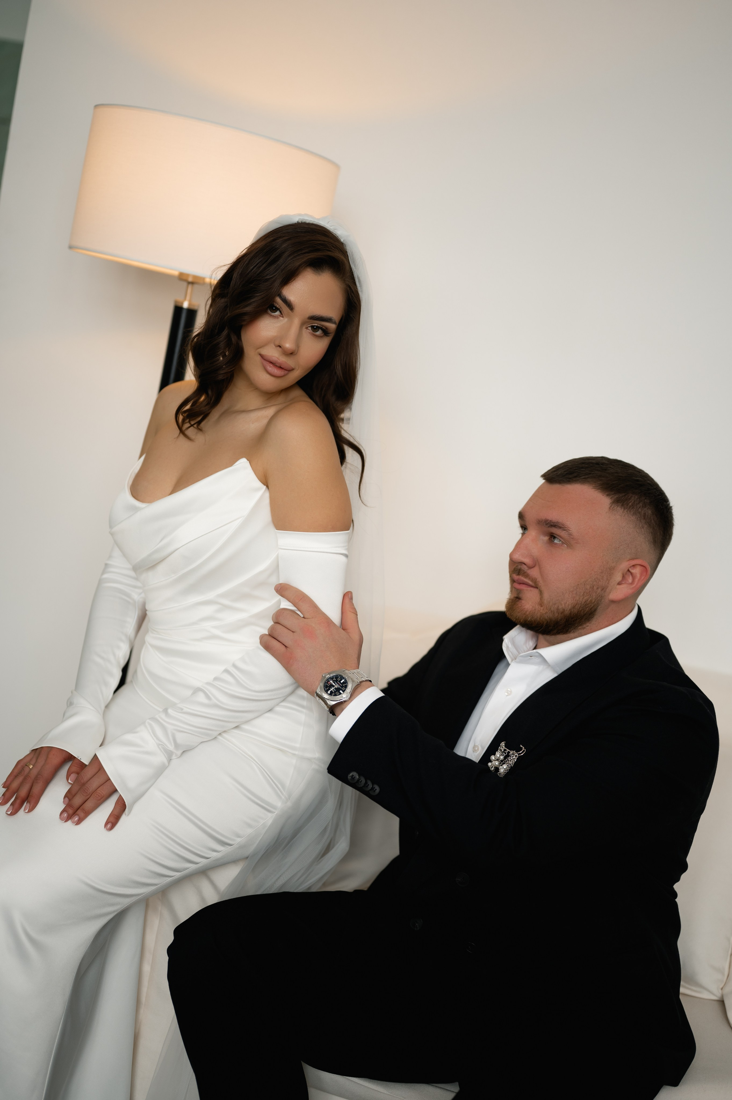 Свадебная фотосессия в студии. Свадебный и семейный фотограф в Краснодаре Алина Мельник
