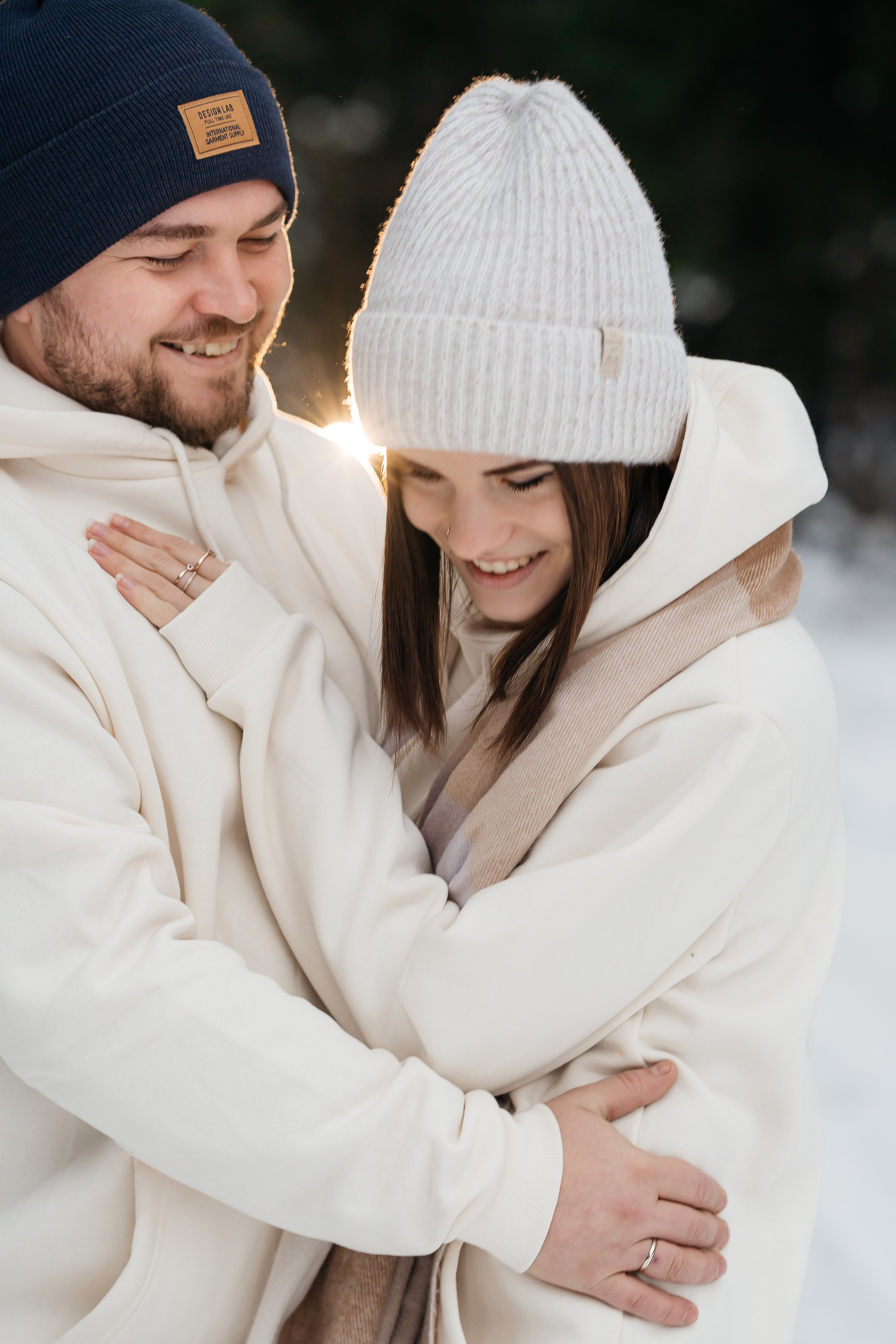 Love story в зимнем лесу. Семейный и детский фотограф в Сергиев Посаде, Хотьково Якимчук Любовь