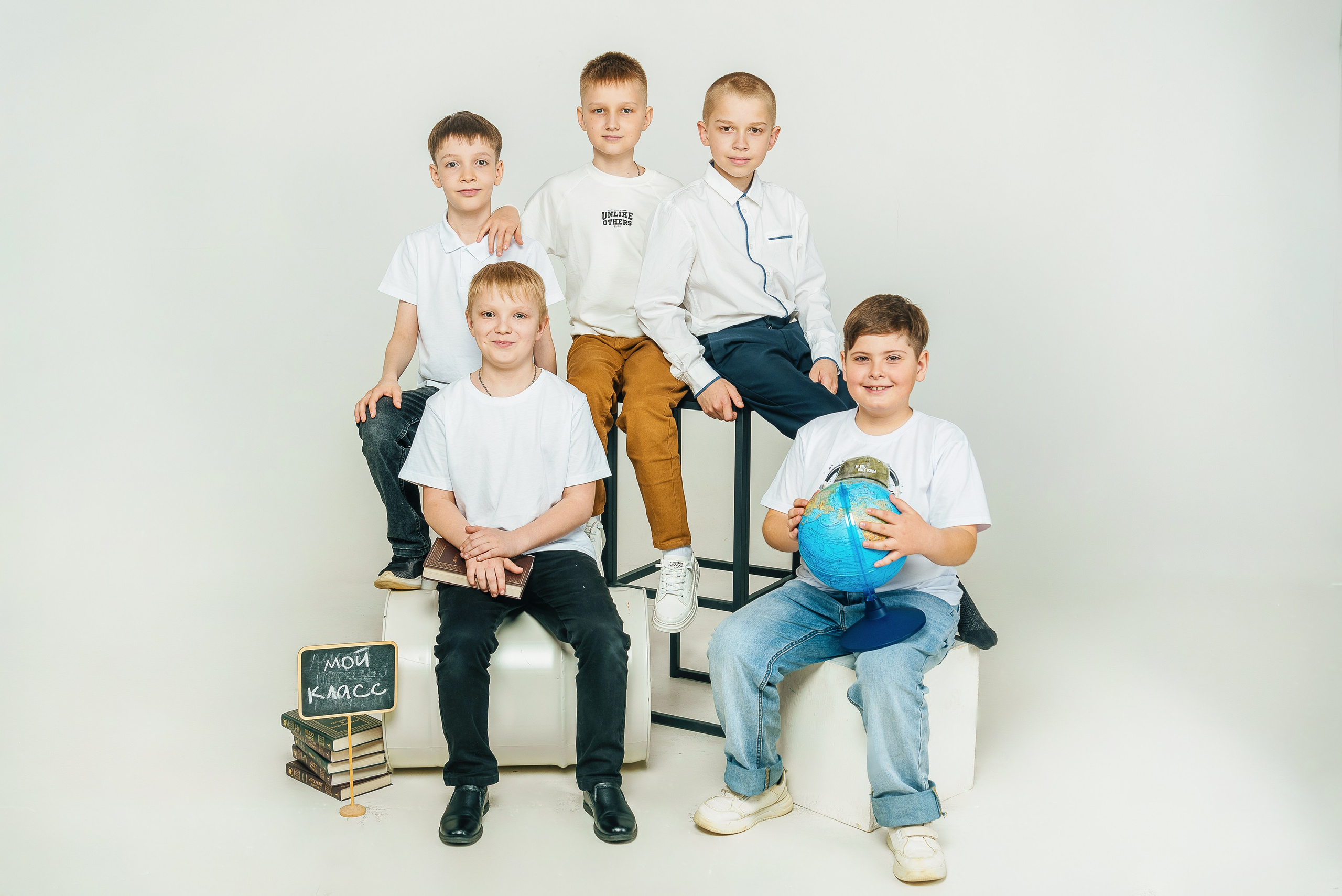 Съёмки в фотостудии. Выпускные альбомы. Южноуральск